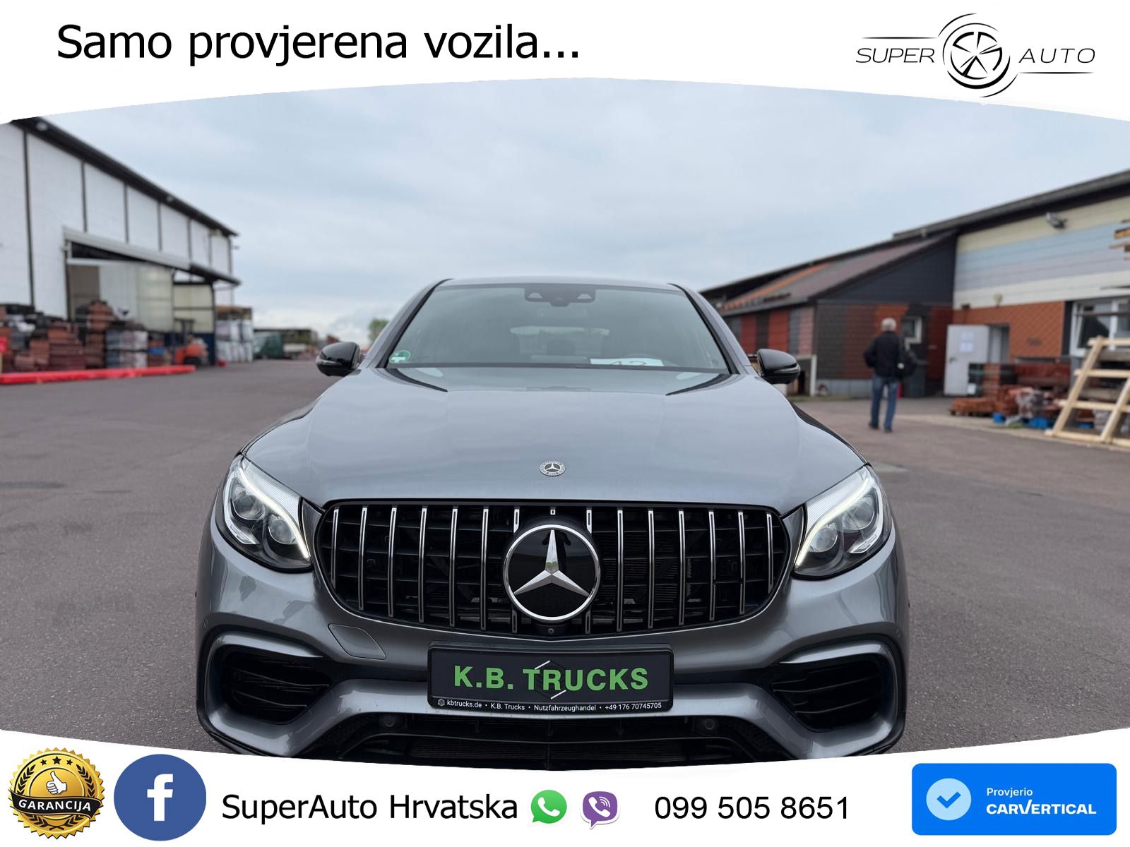Mercedes GLC Coupe AMG 63 (476 KS) 4MATIC+ MCT ZRAČNI+ACC+GR SJED+KAM
