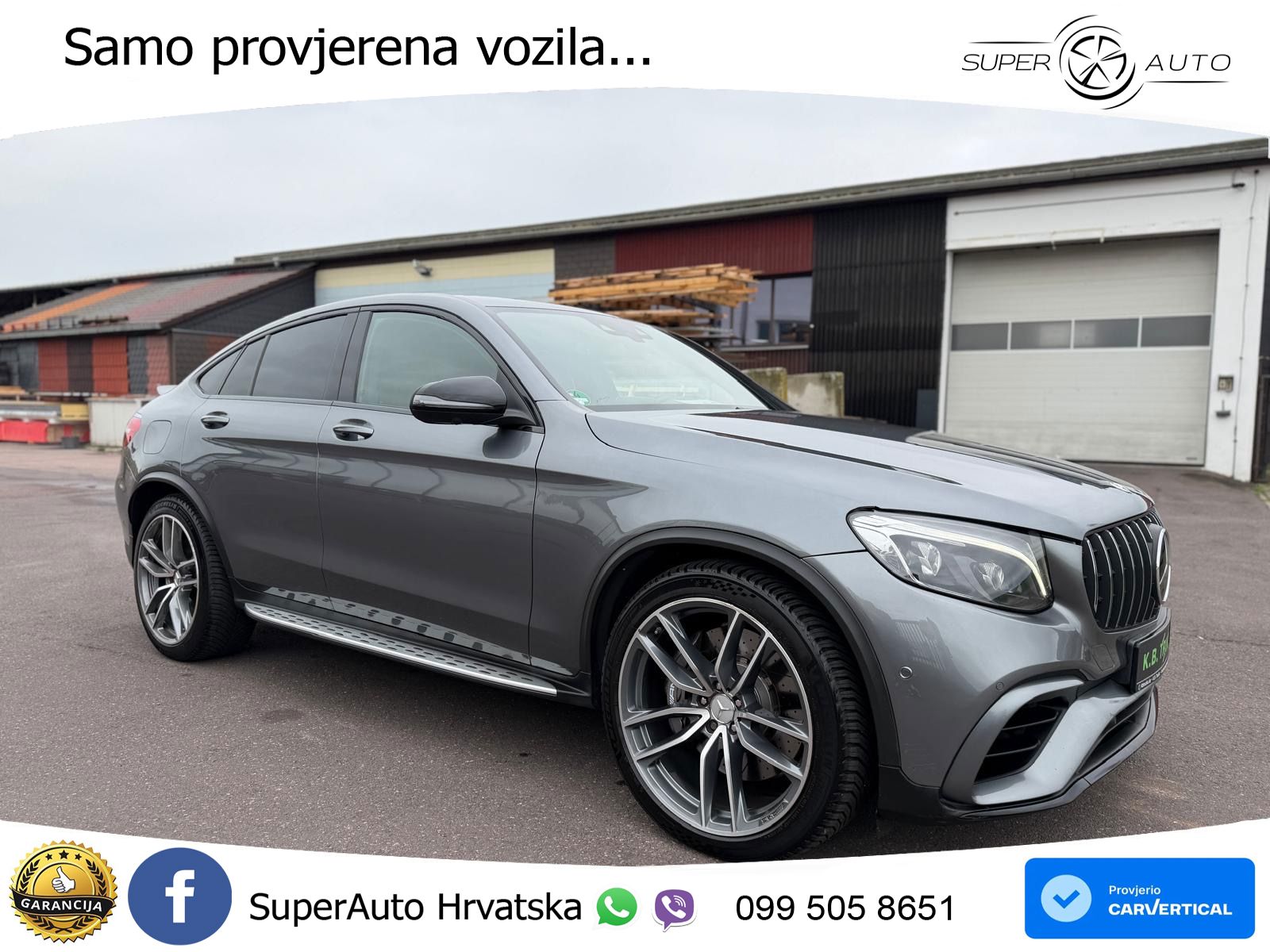 Mercedes GLC Coupe AMG 63 (476 KS) 4MATIC+ MCT ZRAČNI+ACC+GR SJED+KAM