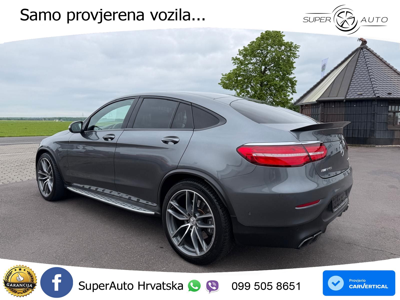 Mercedes GLC Coupe AMG 63 (476 KS) 4MATIC+ MCT ZRAČNI+ACC+GR SJED+KAM