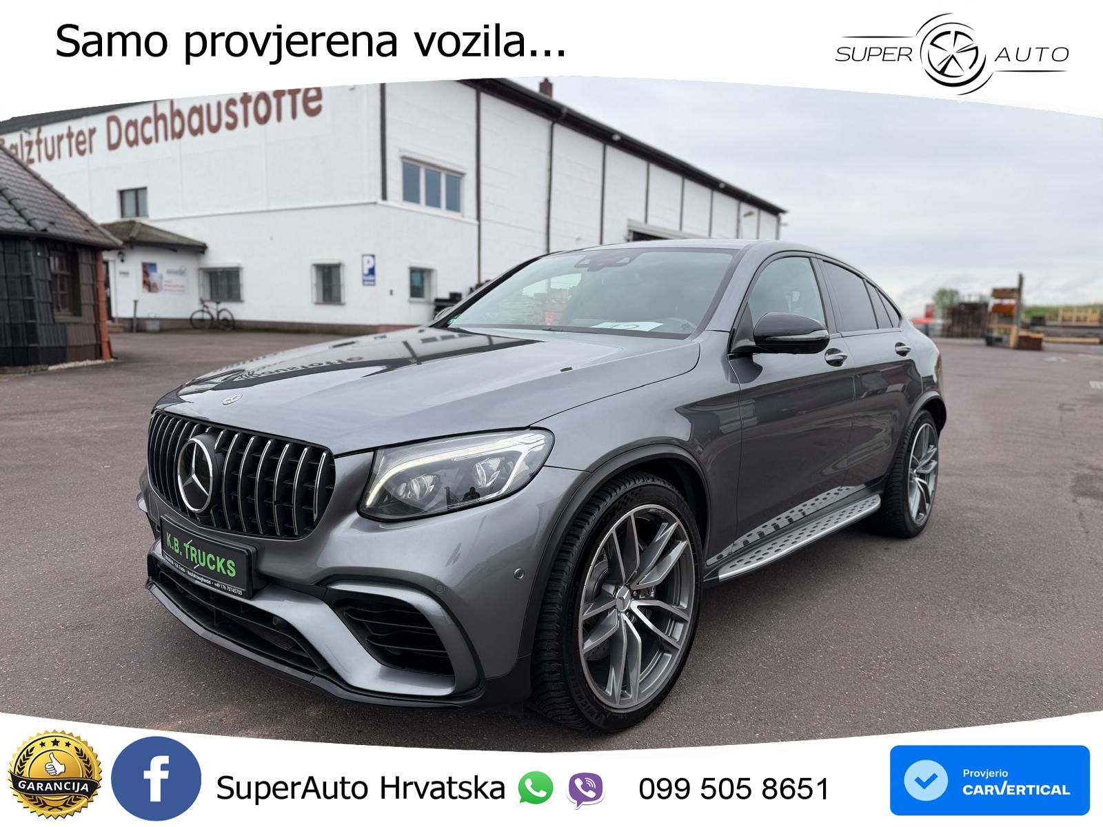 Mercedes GLC Coupe AMG 63 (476 KS) 4MATIC+ MCT ZRAČNI+ACC+GR SJED+KAM