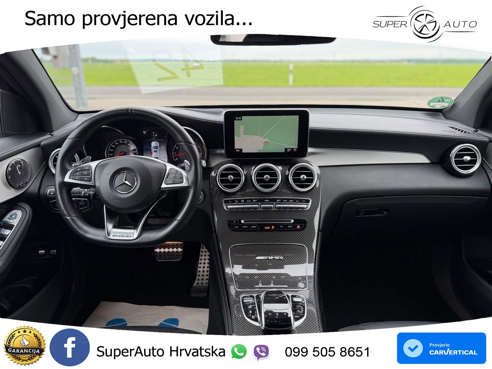 Mercedes GLC Coupe AMG 63 (476 KS) 4MATIC+ MCT ZRAČNI+ACC+GR SJED+KAM