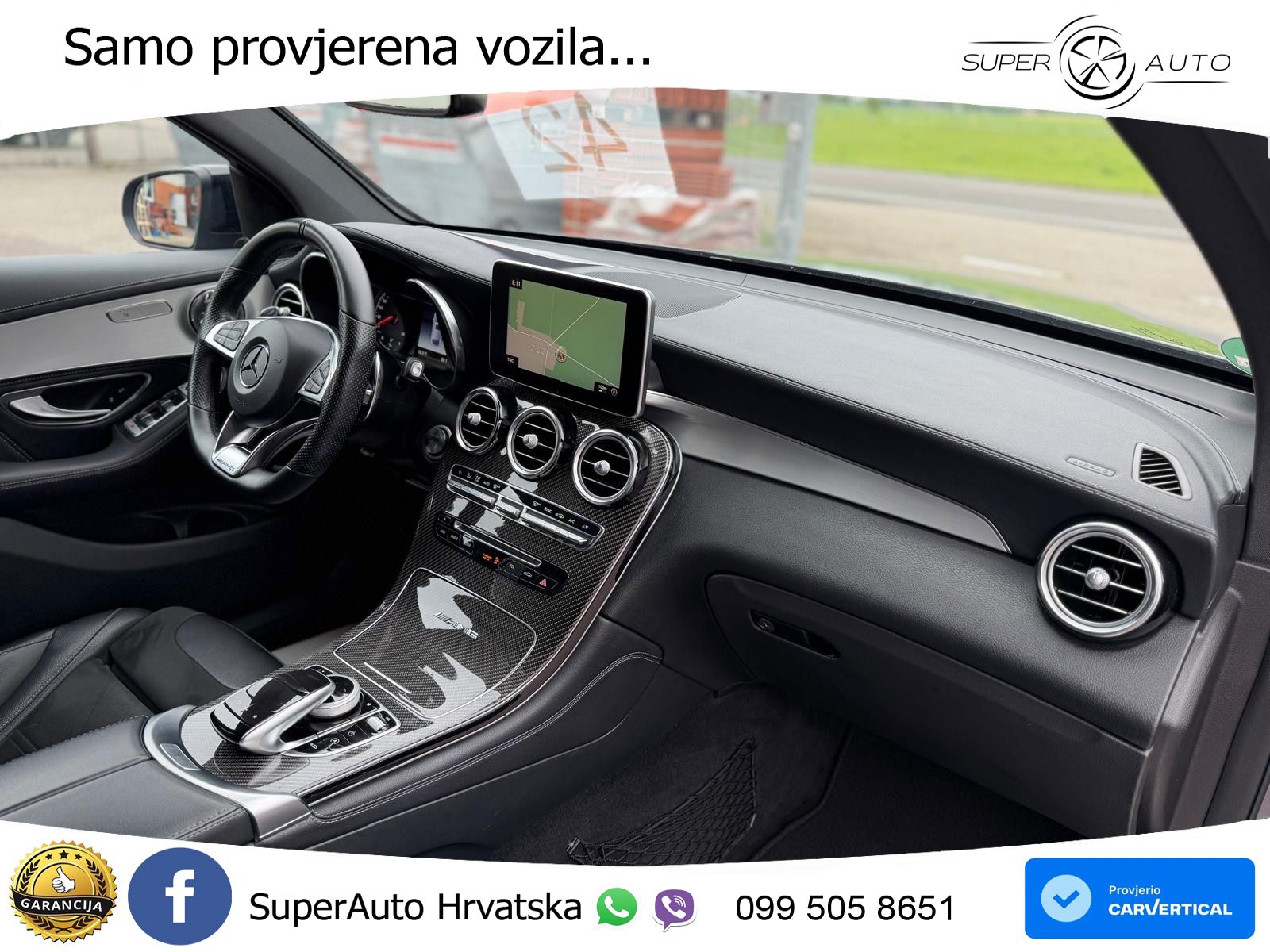 Mercedes GLC Coupe AMG 63 (476 KS) 4MATIC+ MCT ZRAČNI+ACC+GR SJED+KAM
