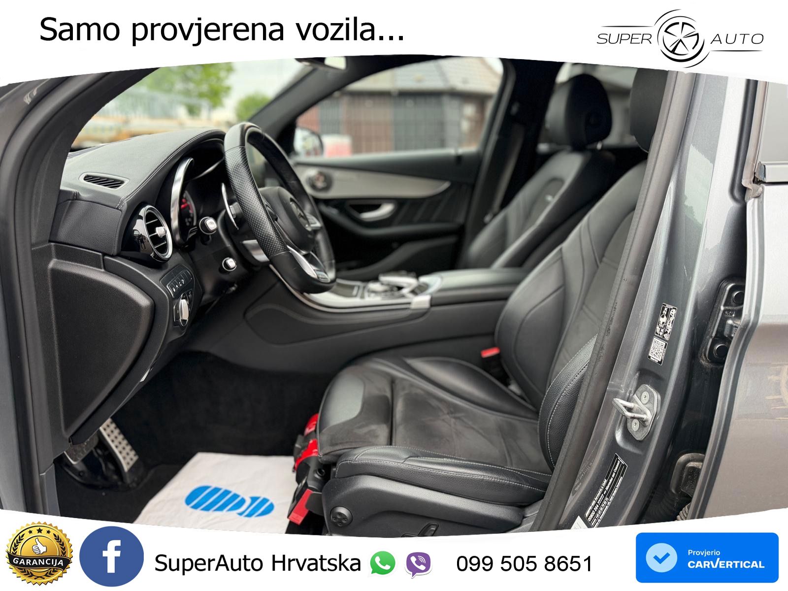 Mercedes GLC Coupe AMG 63 (476 KS) 4MATIC+ MCT ZRAČNI+ACC+GR SJED+KAM