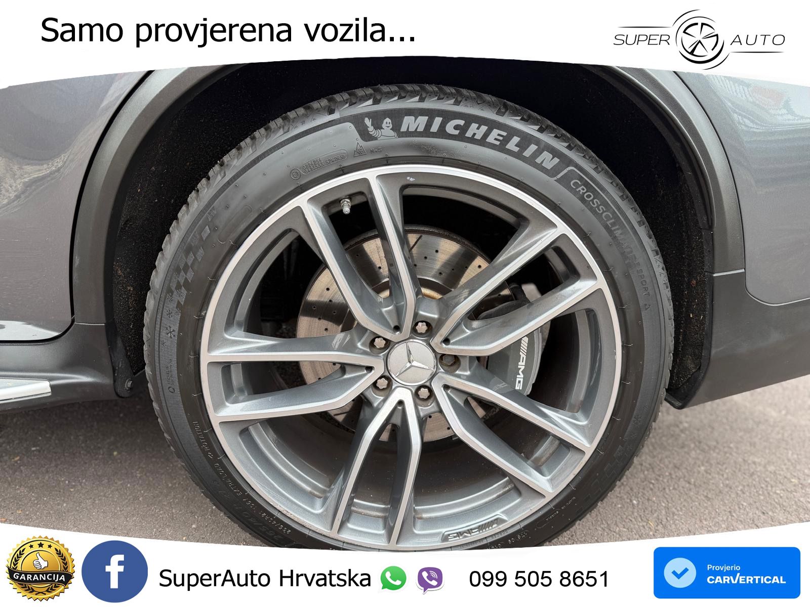 Mercedes GLC Coupe AMG 63 (476 KS) 4MATIC+ MCT ZRAČNI+ACC+GR SJED+KAM