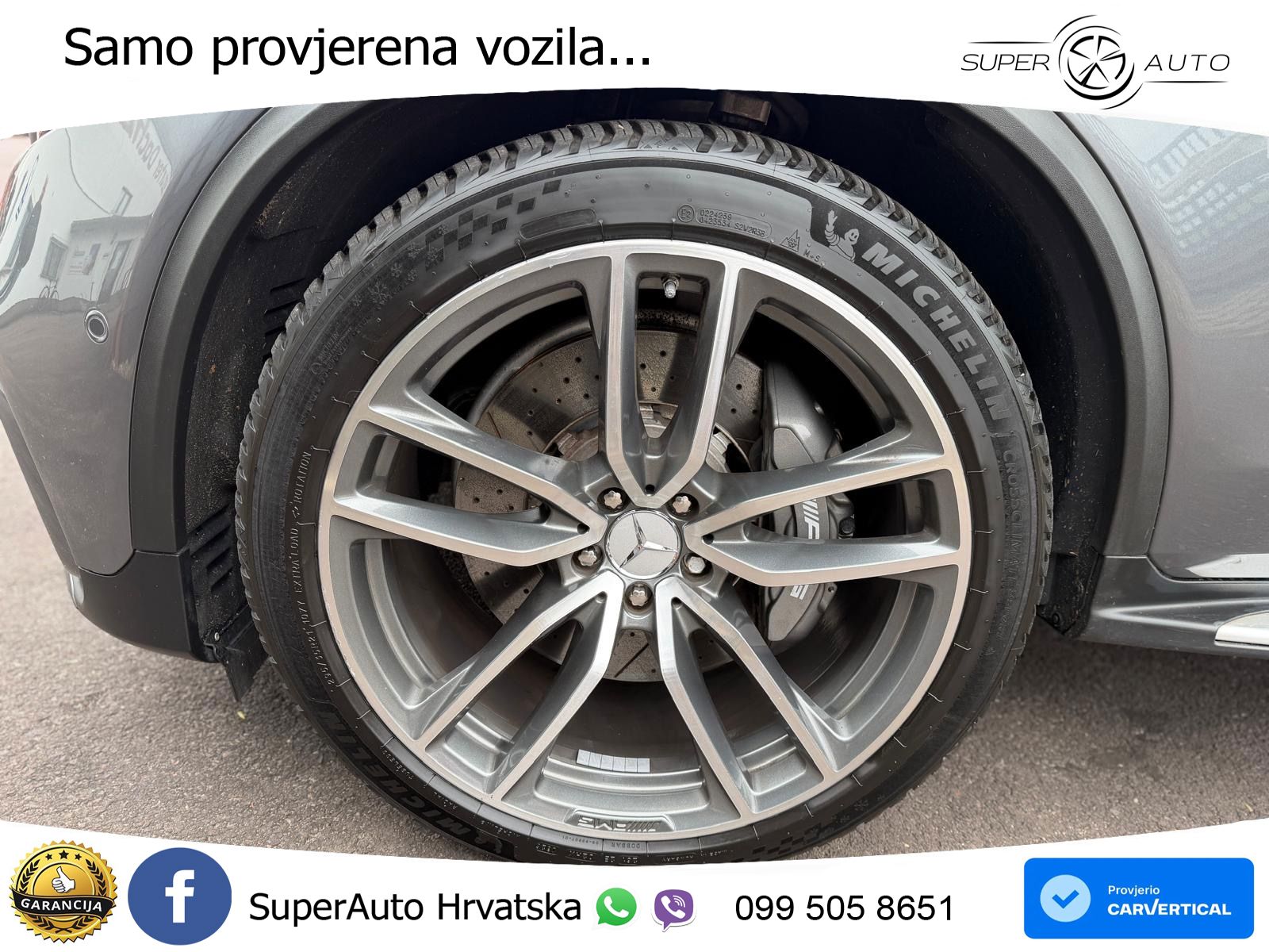 Mercedes GLC Coupe AMG 63 (476 KS) 4MATIC+ MCT ZRAČNI+ACC+GR SJED+KAM