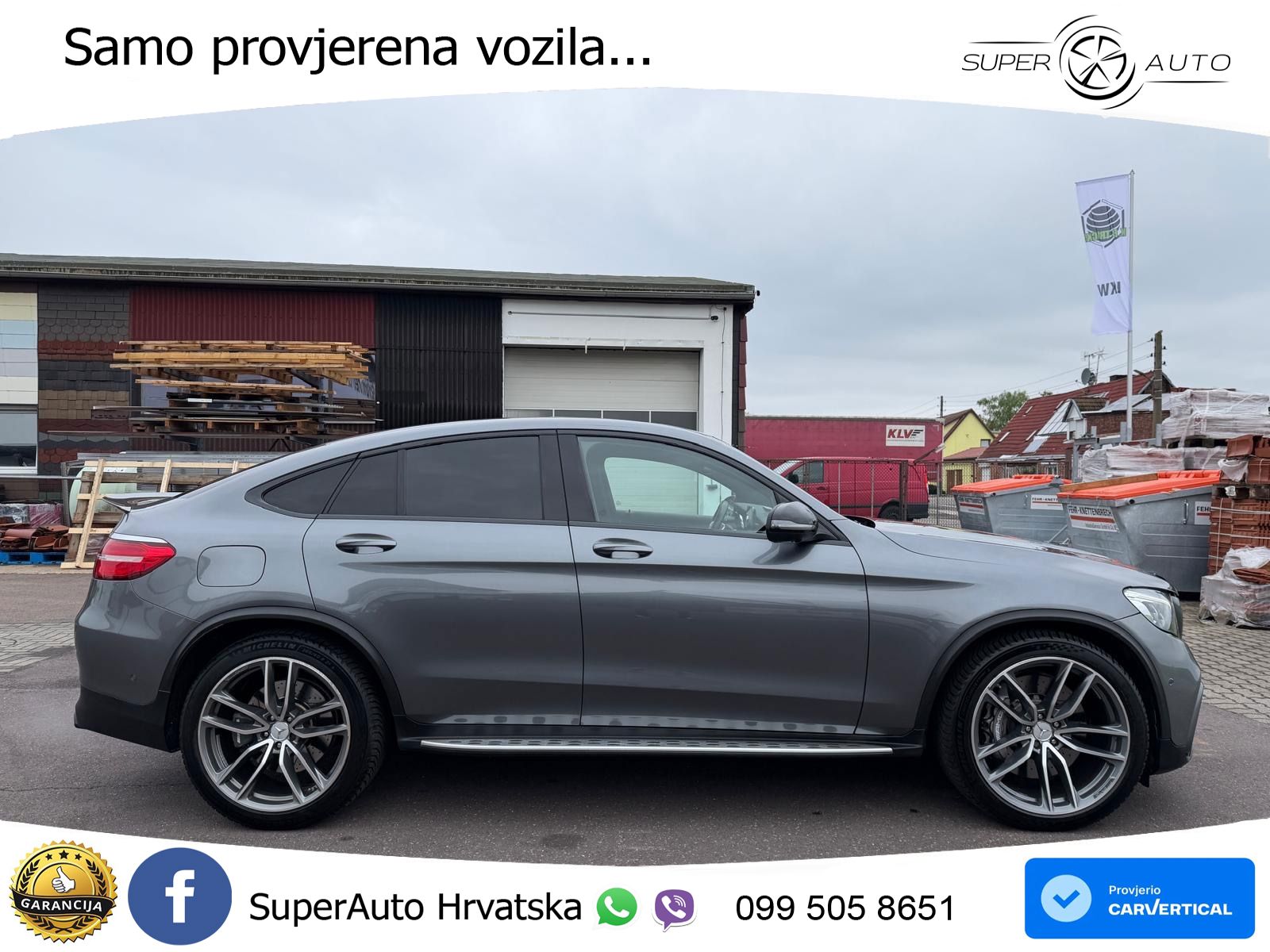 Mercedes GLC Coupe AMG 63 (476 KS) 4MATIC+ MCT ZRAČNI+ACC+GR SJED+KAM