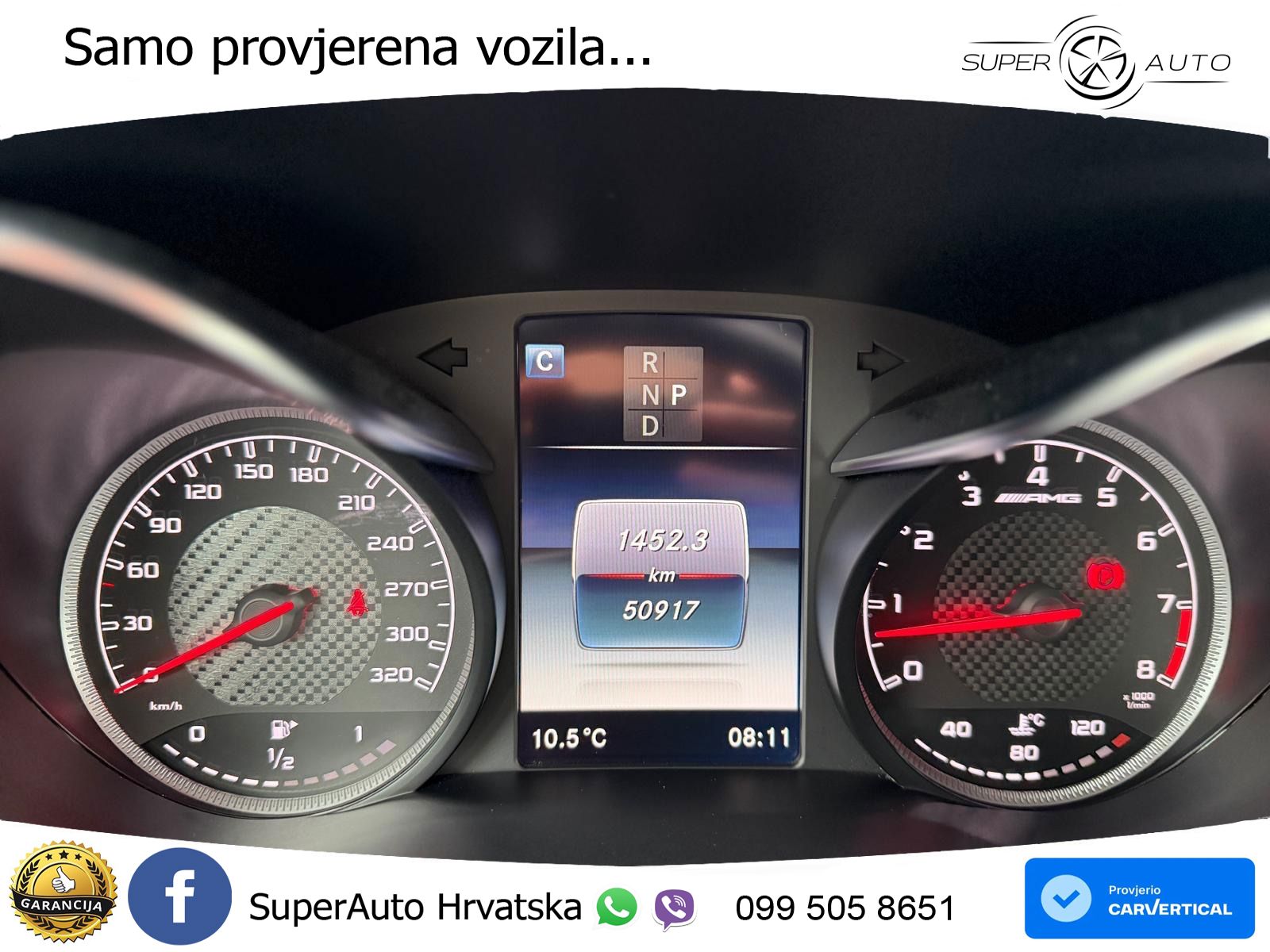 Mercedes GLC Coupe AMG 63 (476 KS) 4MATIC+ MCT ZRAČNI+ACC+GR SJED+KAM