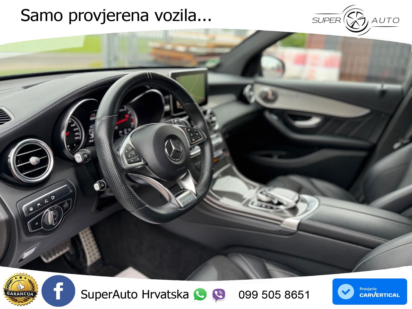 Mercedes GLC Coupe AMG 63 (476 KS) 4MATIC+ MCT ZRAČNI+ACC+GR SJED+KAM