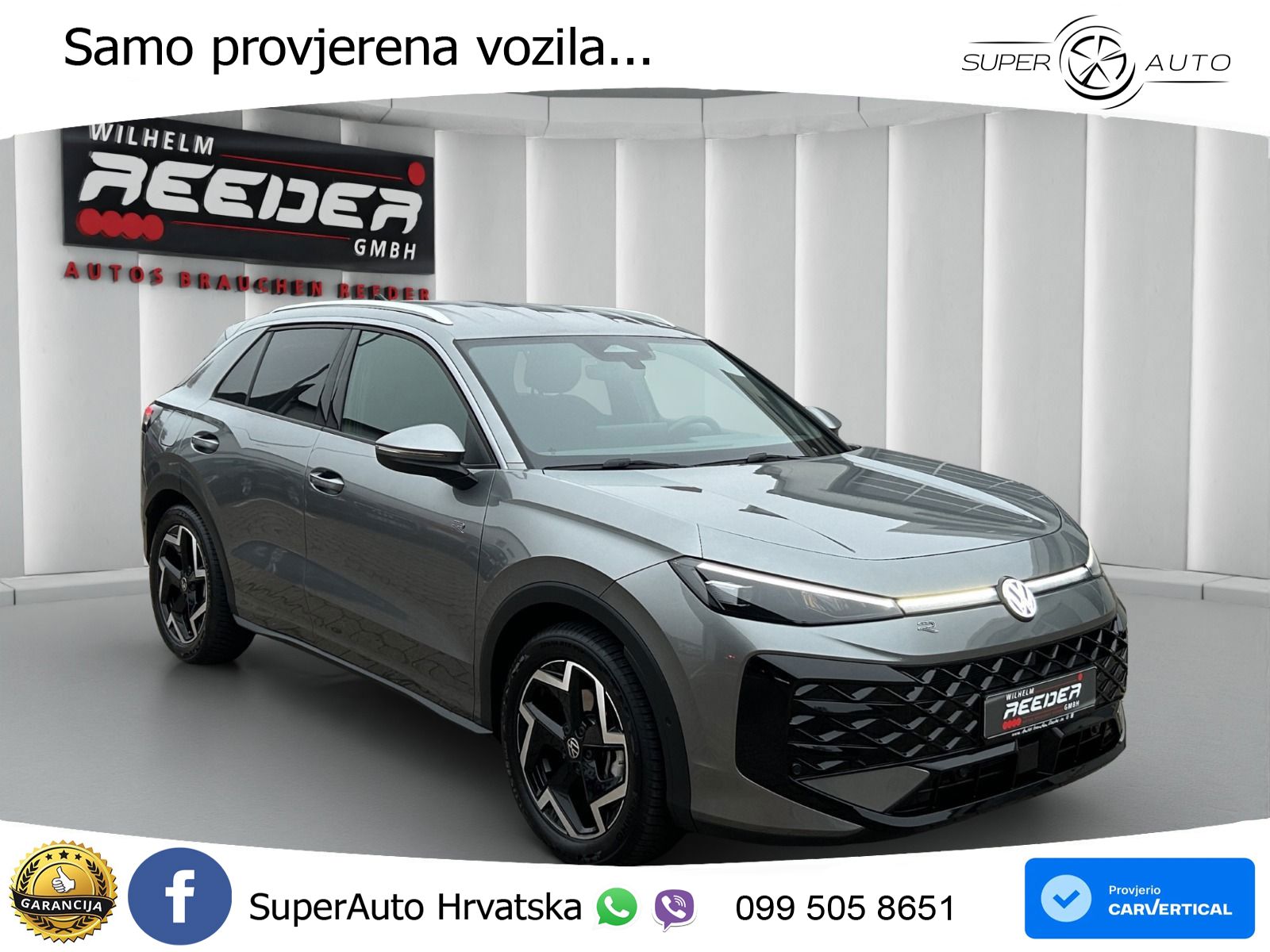Volkswagen T-Roc 1.5 eTSI (150 KS)  DSG R-Line LED+GR SJED+ACC