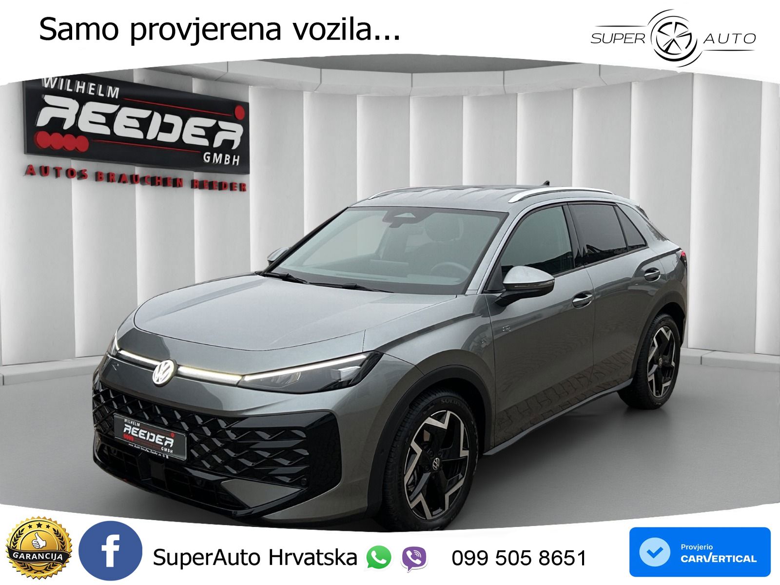 Volkswagen T-Roc 1.5 eTSI (150 KS)  DSG R-Line LED+GR SJED+ACC