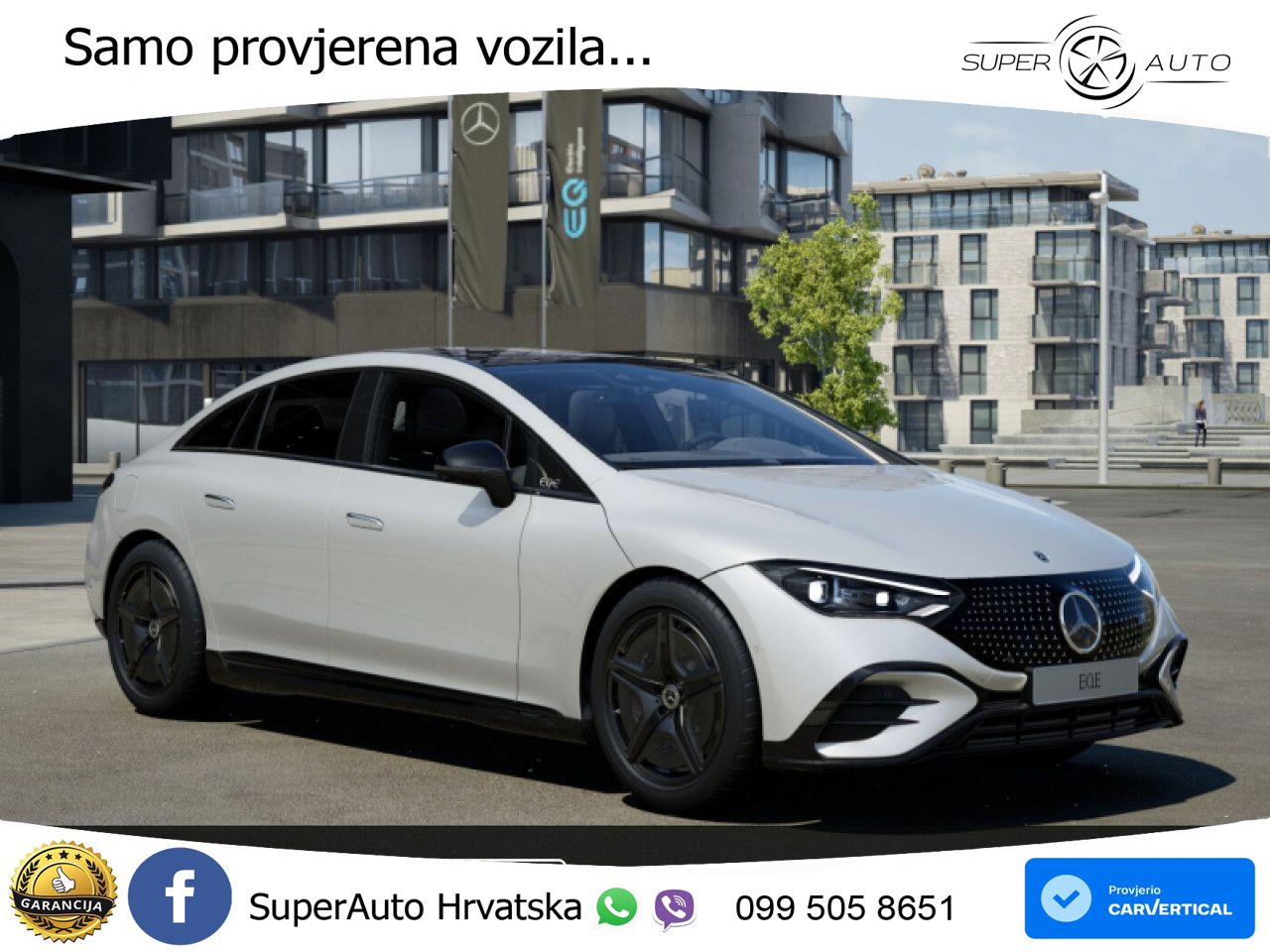 Mercedes EQE 350+ 105 kWh (320 KS) AMG ACC+HEAD+GR SJED+360+PANO