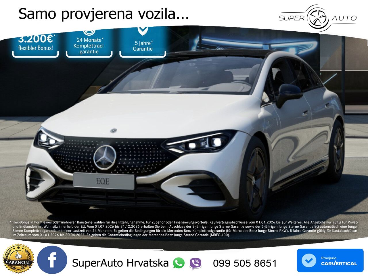 Mercedes EQE 350+ 105 kWh (320 KS) AMG ACC+HEAD+GR SJED+360+PANO
