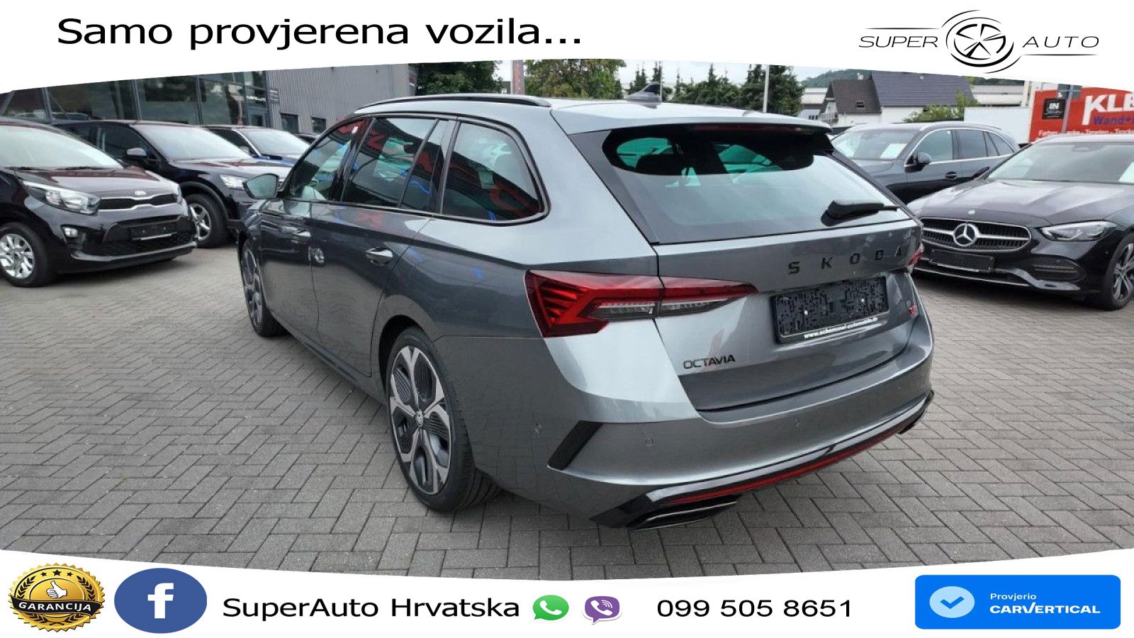 Škoda Octavia Combi RS 2.0 TSI (265 KS) DSG ACC+GR SJED+360+PANO
