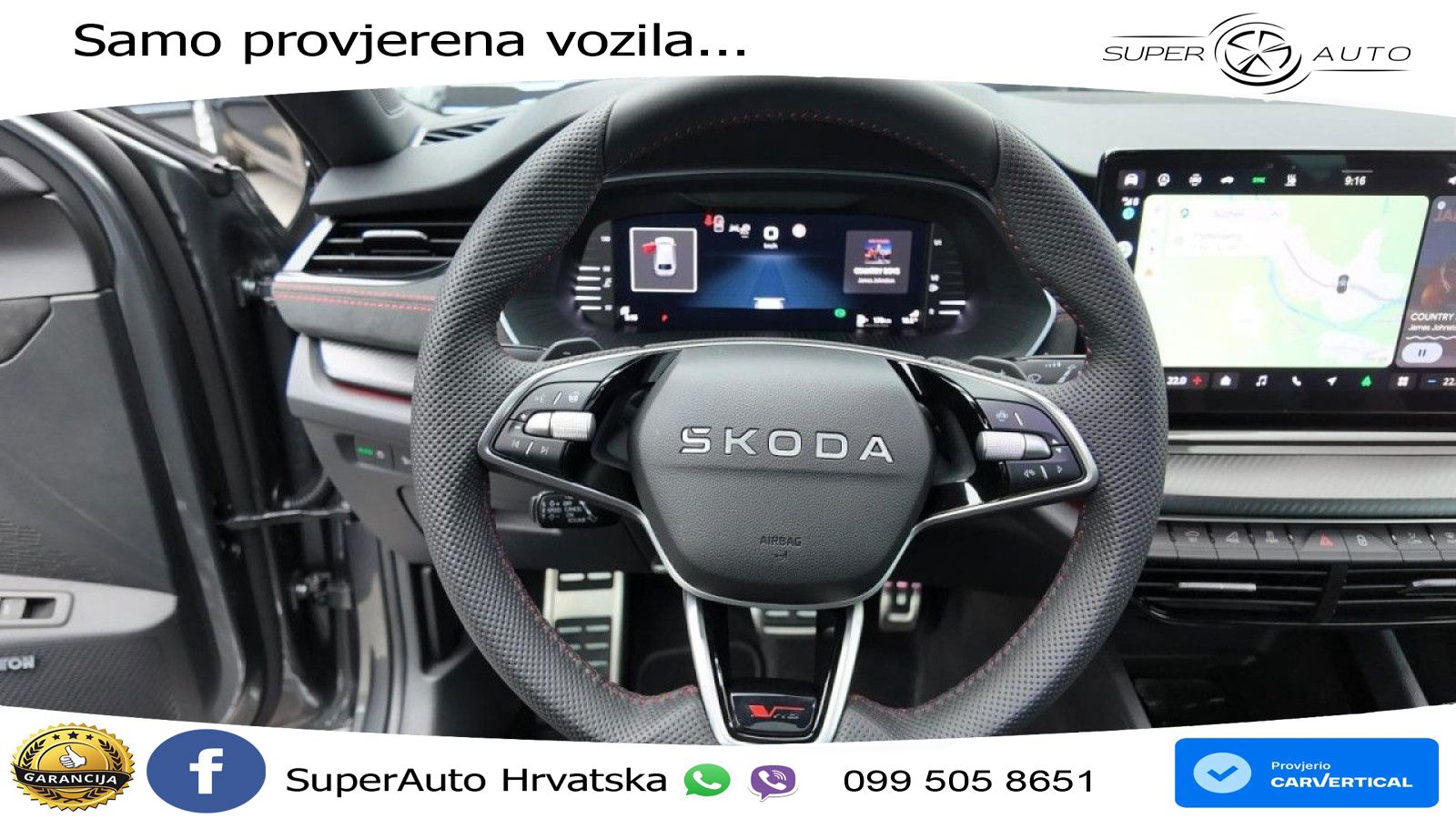 Škoda Octavia Combi RS 2.0 TSI (265 KS) DSG ACC+GR SJED+360+PANO
