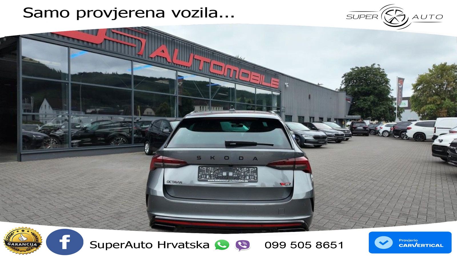 Škoda Octavia Combi RS 2.0 TSI (265 KS) DSG ACC+GR SJED+360+PANO