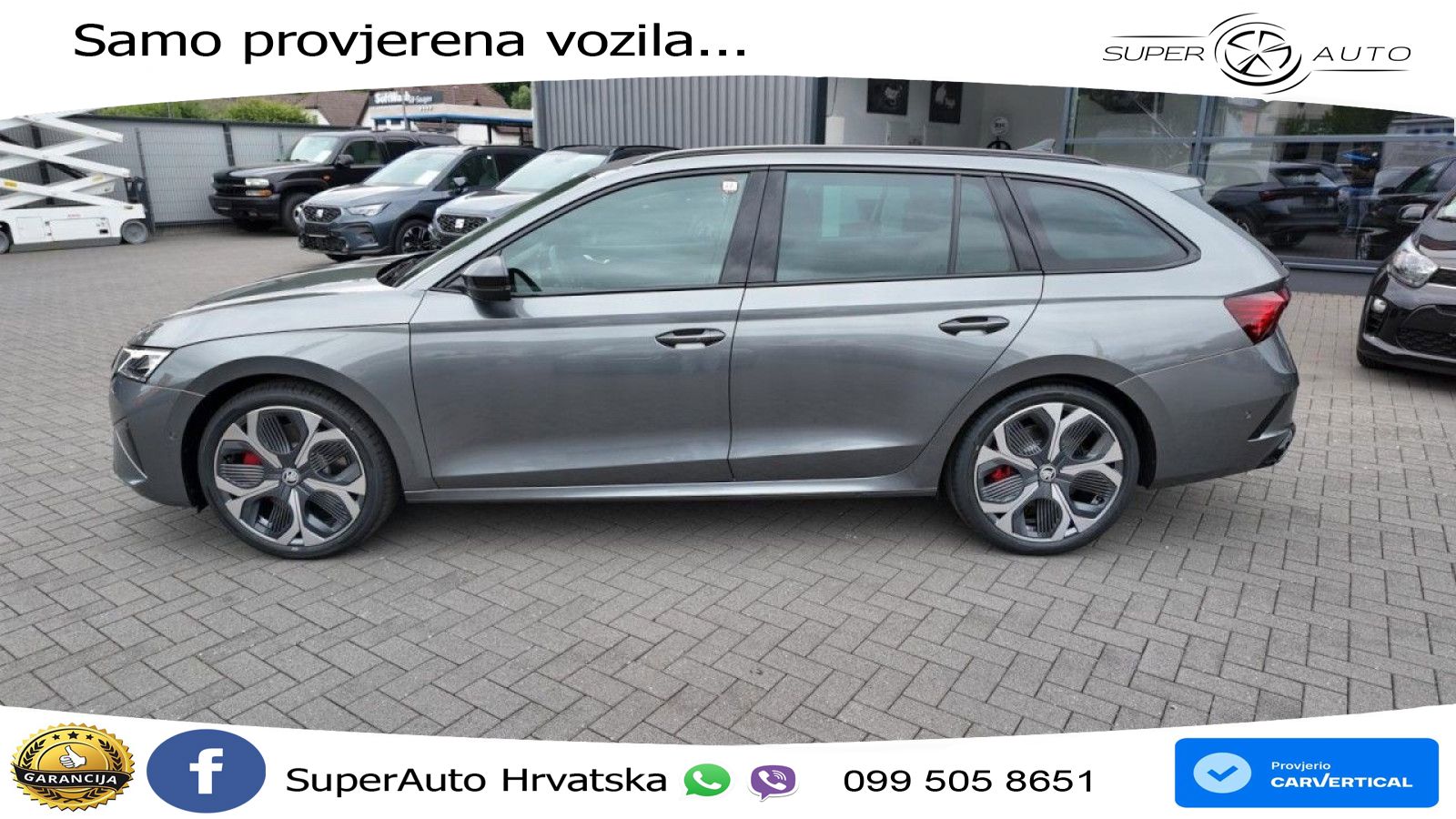 Škoda Octavia Combi RS 2.0 TSI (265 KS) DSG ACC+GR SJED+360+PANO