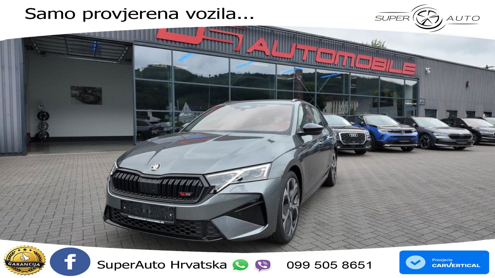 Škoda Octavia Combi RS 2.0 TSI (265 KS) DSG ACC+GR SJED+360+PANO