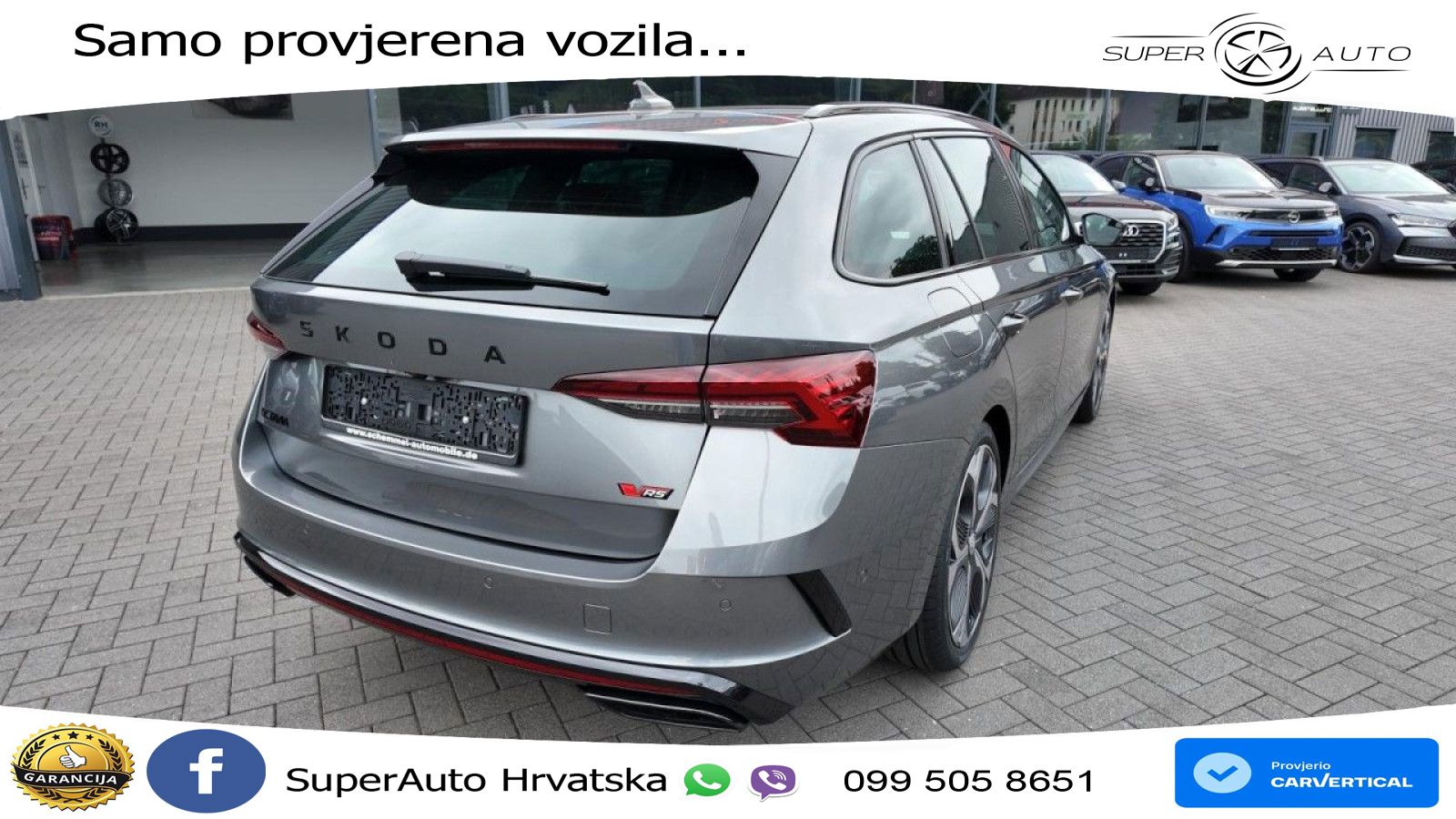 Škoda Octavia Combi RS 2.0 TSI (265 KS) DSG ACC+GR SJED+360+PANO
