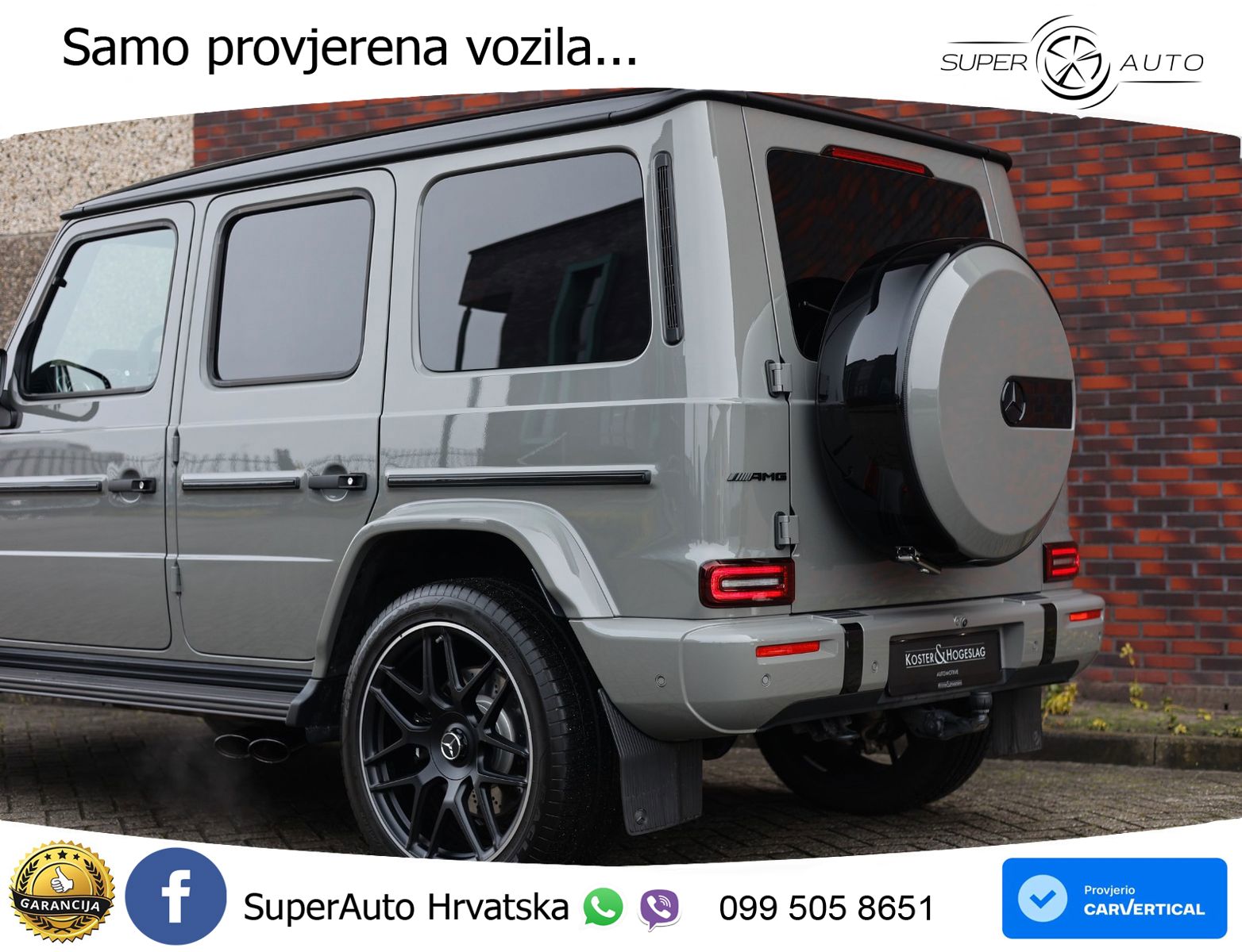 Mercedes AMG G 63 Long V8 (585 KS) 4MATIC 9G-TRONIC AMG SPEEDSHIFT TCT Manufaktur LED+GR SJED+ACC