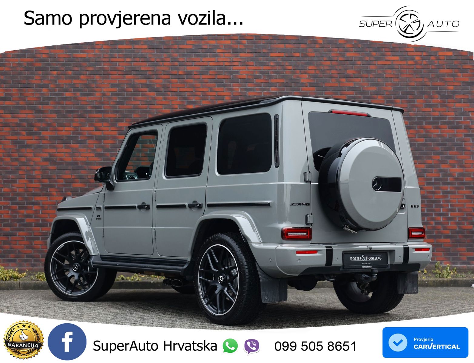 Mercedes AMG G 63 Long V8 (585 KS) 4MATIC 9G-TRONIC AMG SPEEDSHIFT TCT Manufaktur LED+GR SJED+ACC
