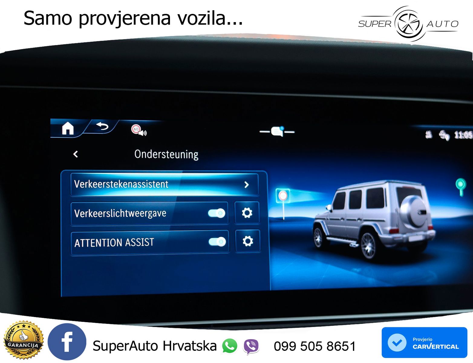 Mercedes AMG G 63 Long V8 (585 KS) 4MATIC 9G-TRONIC AMG SPEEDSHIFT TCT Manufaktur LED+GR SJED+ACC