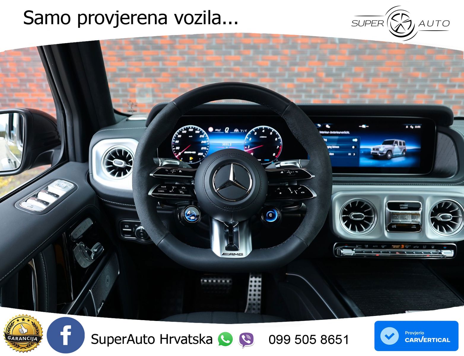 Mercedes AMG G 63 Long V8 (585 KS) 4MATIC 9G-TRONIC AMG SPEEDSHIFT TCT Manufaktur LED+GR SJED+ACC