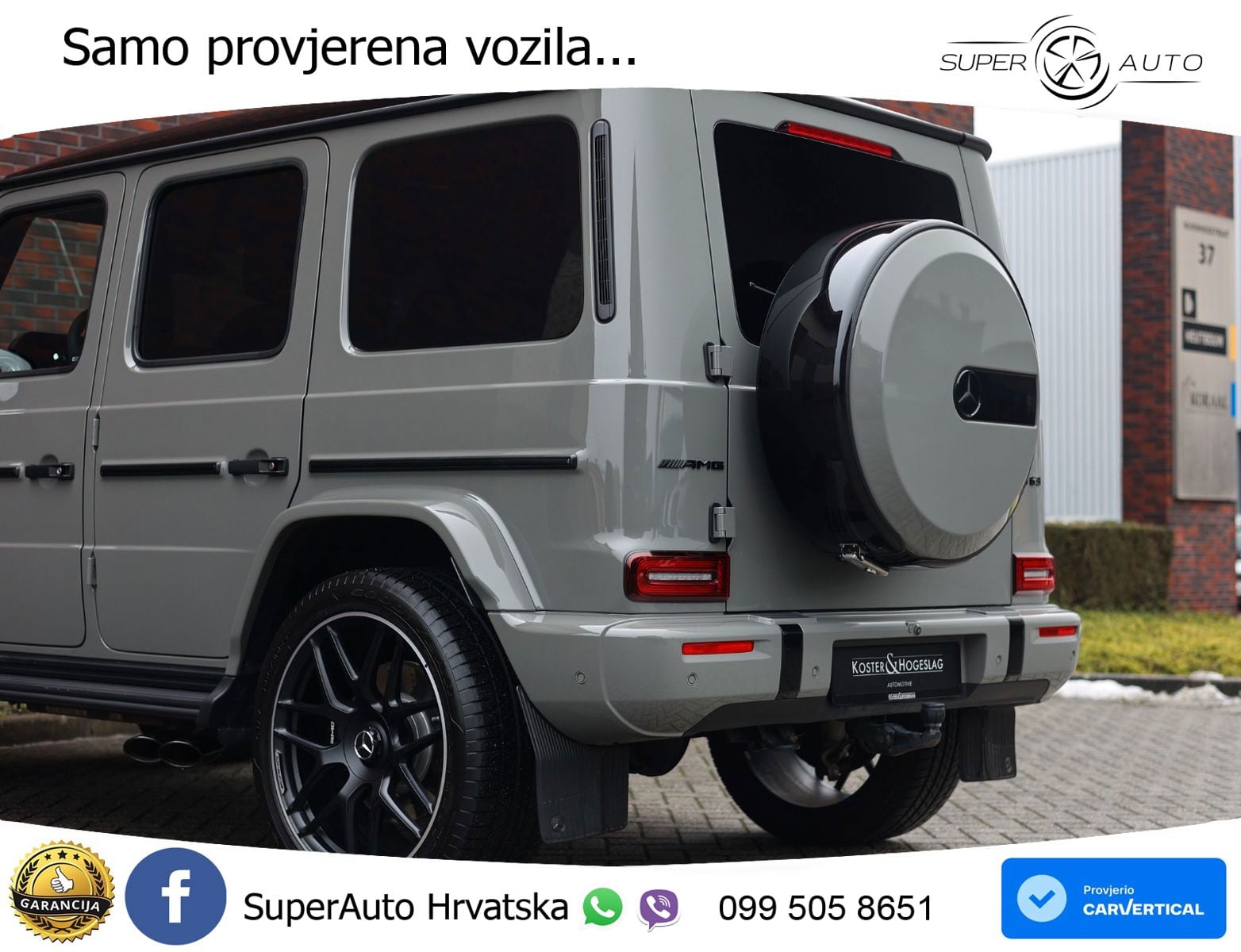 Mercedes AMG G 63 Long V8 (585 KS) 4MATIC 9G-TRONIC AMG SPEEDSHIFT TCT Manufaktur LED+GR SJED+ACC