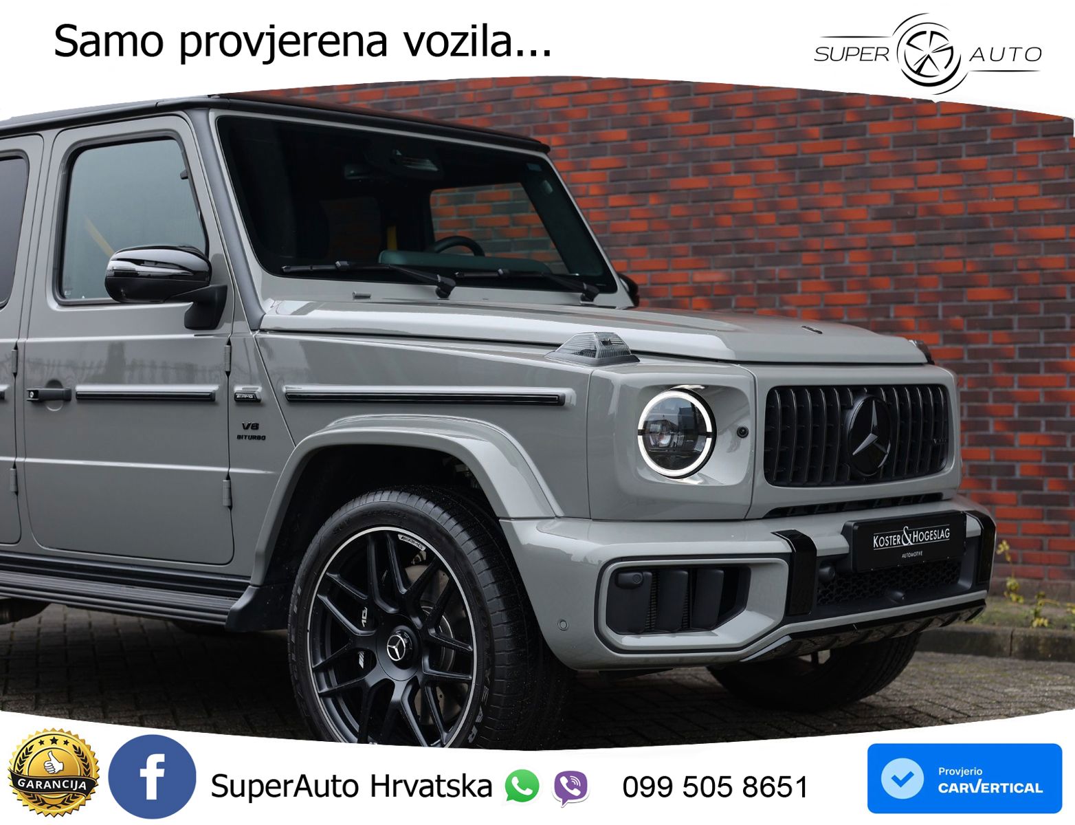 Mercedes AMG G 63 Long V8 (585 KS) 4MATIC 9G-TRONIC AMG SPEEDSHIFT TCT Manufaktur LED+GR SJED+ACC