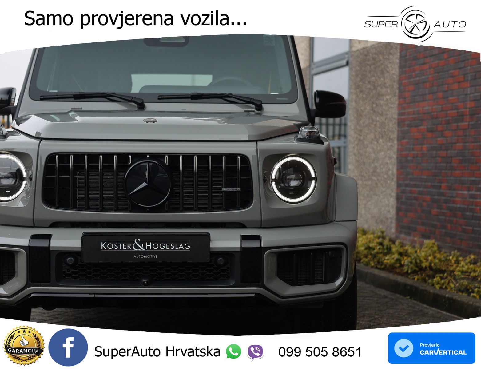 Mercedes AMG G 63 Long V8 (585 KS) 4MATIC 9G-TRONIC AMG SPEEDSHIFT TCT Manufaktur LED+GR SJED+ACC