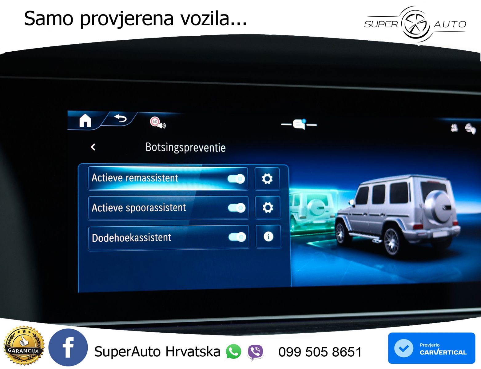 Mercedes AMG G 63 Long V8 (585 KS) 4MATIC 9G-TRONIC AMG SPEEDSHIFT TCT Manufaktur LED+GR SJED+ACC