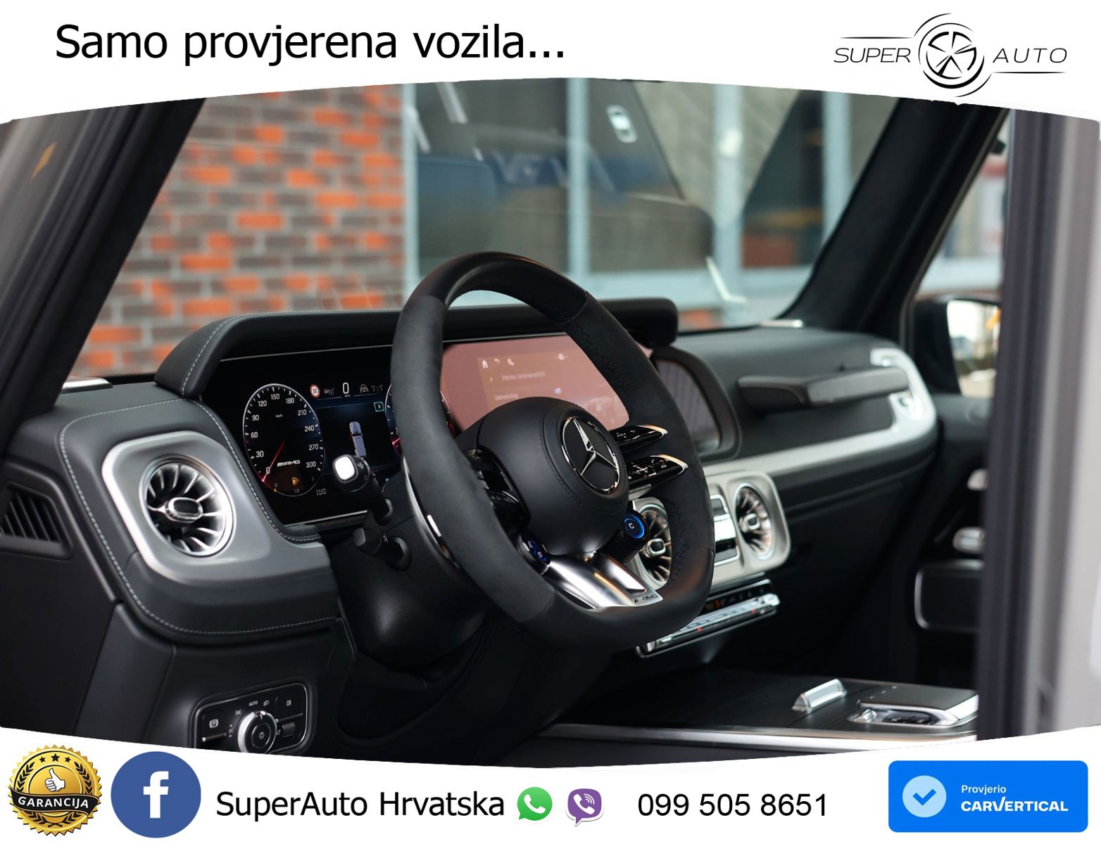 Mercedes AMG G 63 Long V8 (585 KS) 4MATIC 9G-TRONIC AMG SPEEDSHIFT TCT Manufaktur LED+GR SJED+ACC