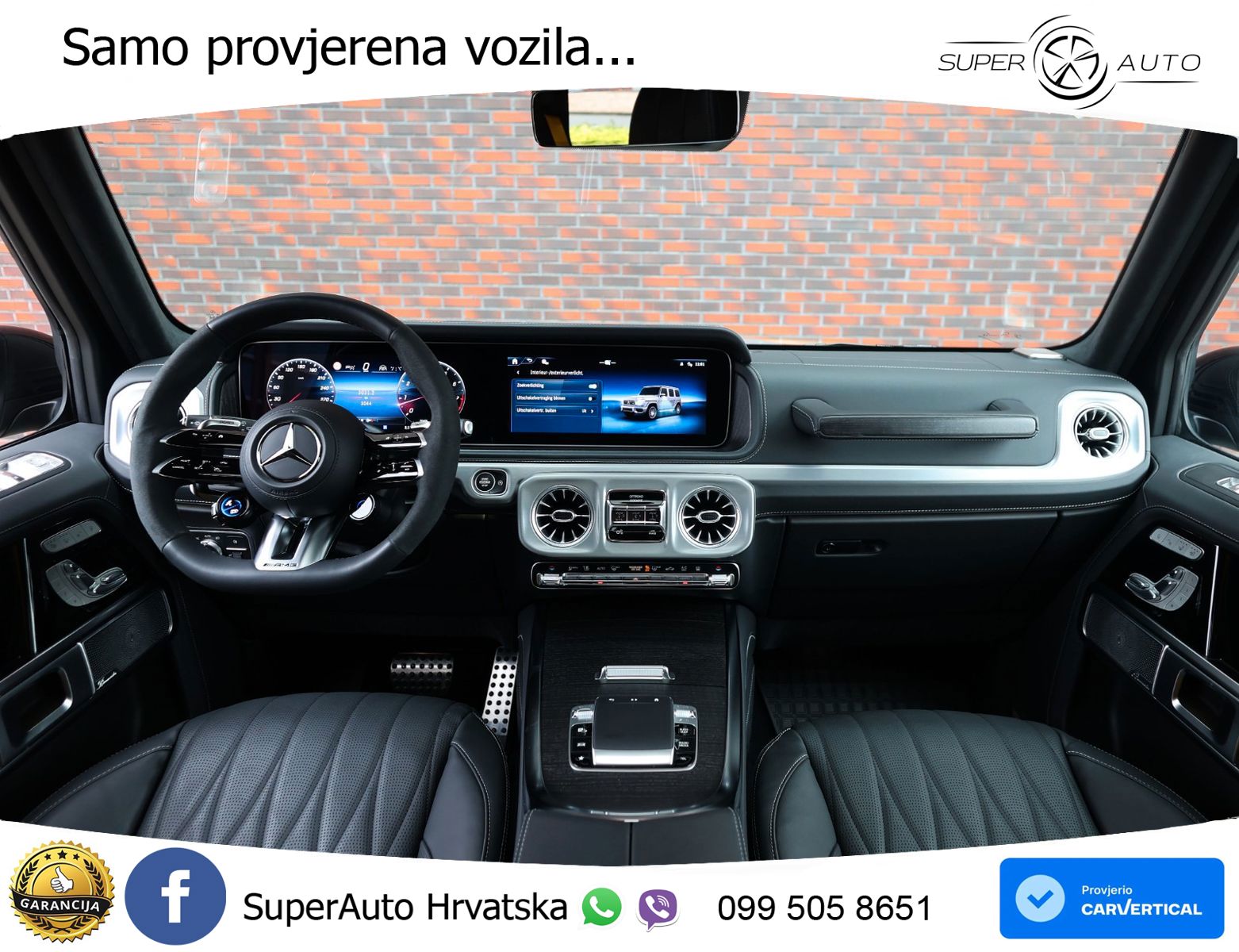 Mercedes AMG G 63 Long V8 (585 KS) 4MATIC 9G-TRONIC AMG SPEEDSHIFT TCT Manufaktur LED+GR SJED+ACC