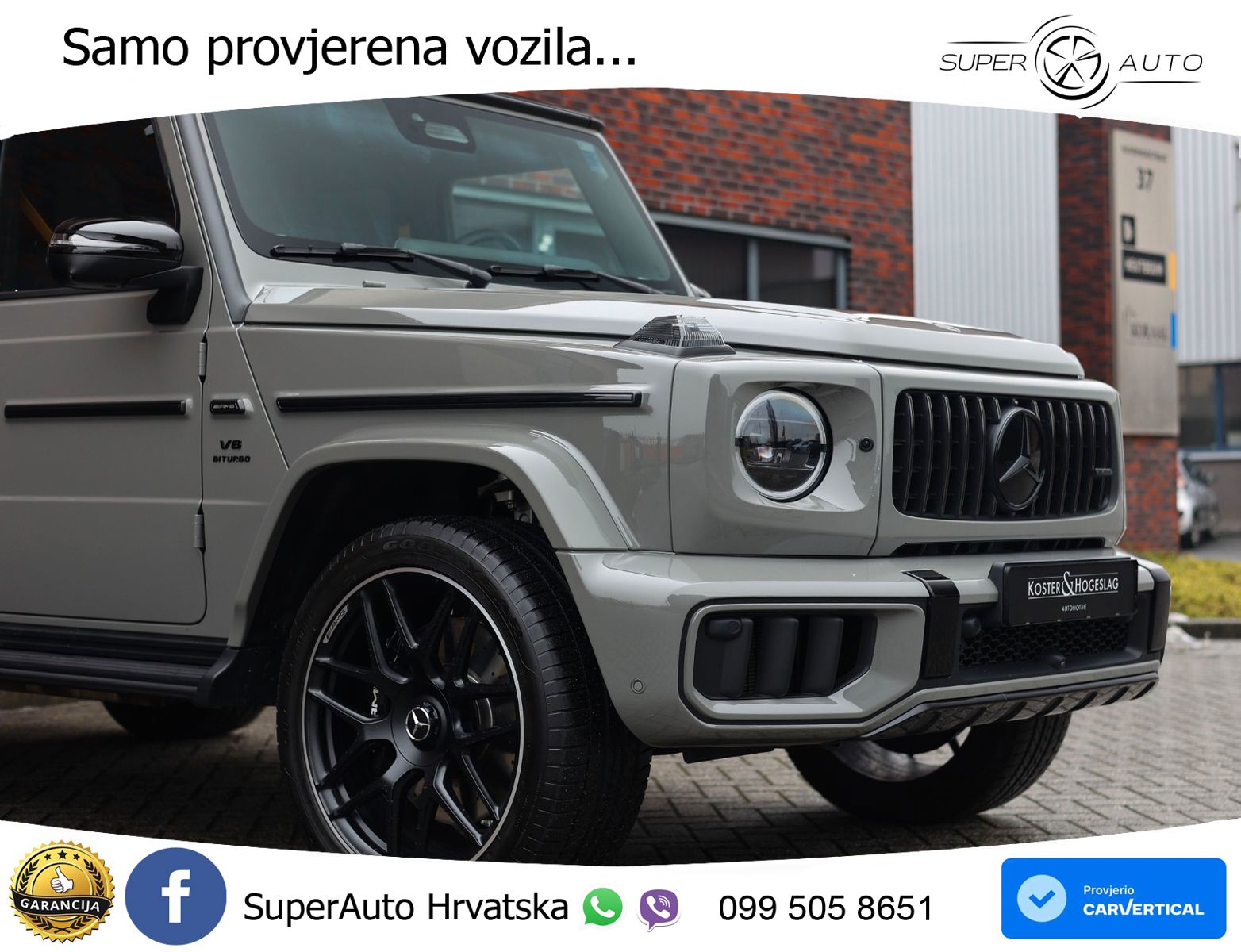 Mercedes AMG G 63 Long V8 (585 KS) 4MATIC 9G-TRONIC AMG SPEEDSHIFT TCT Manufaktur LED+GR SJED+ACC