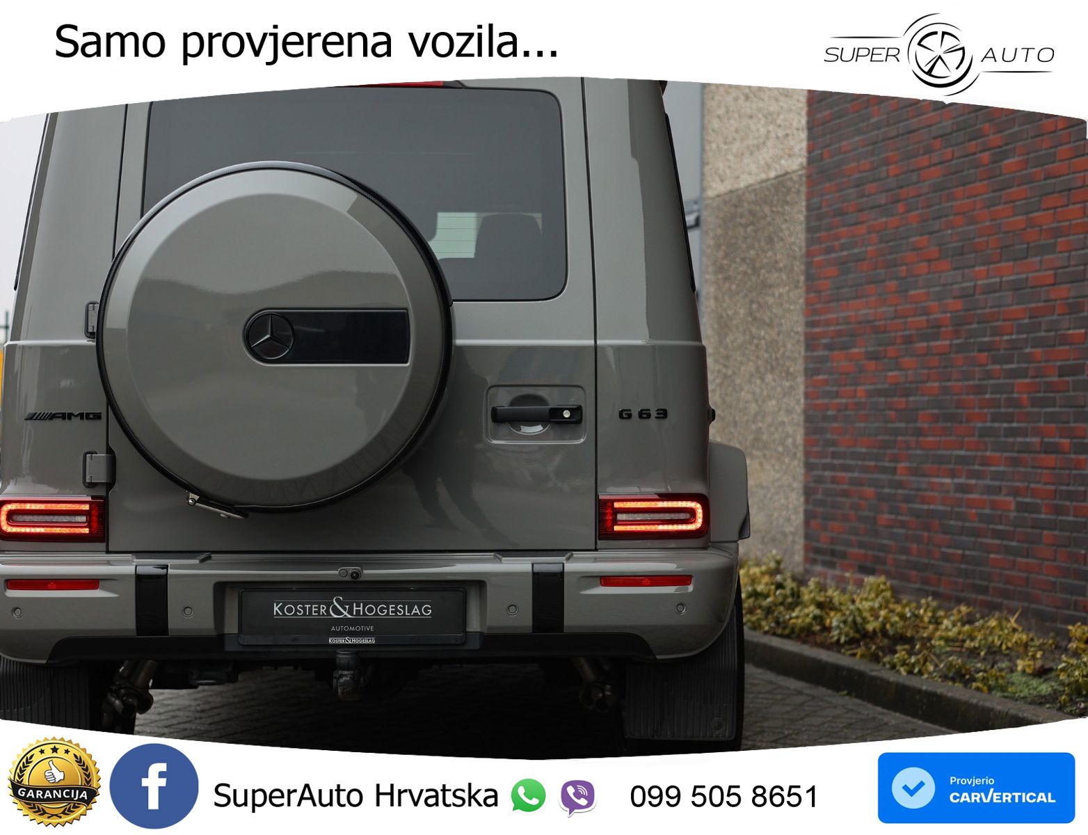Mercedes AMG G 63 Long V8 (585 KS) 4MATIC 9G-TRONIC AMG SPEEDSHIFT TCT Manufaktur LED+GR SJED+ACC