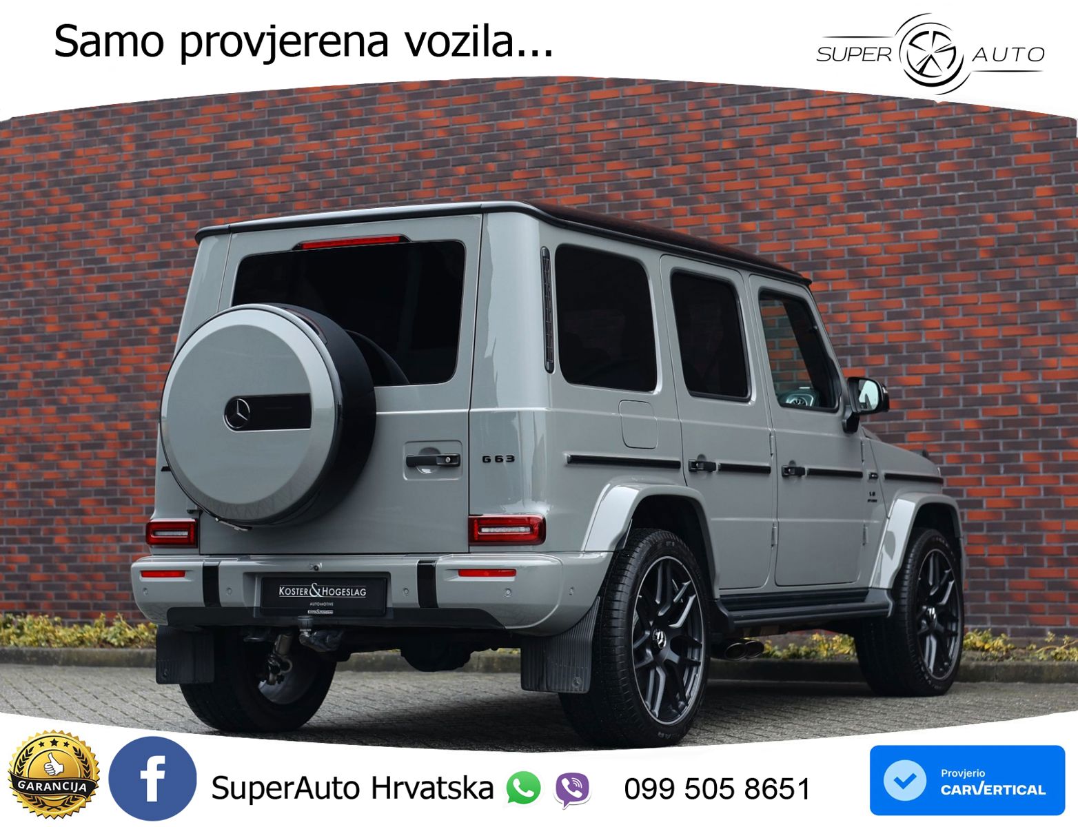 Mercedes AMG G 63 Long V8 (585 KS) 4MATIC 9G-TRONIC AMG SPEEDSHIFT TCT Manufaktur LED+GR SJED+ACC