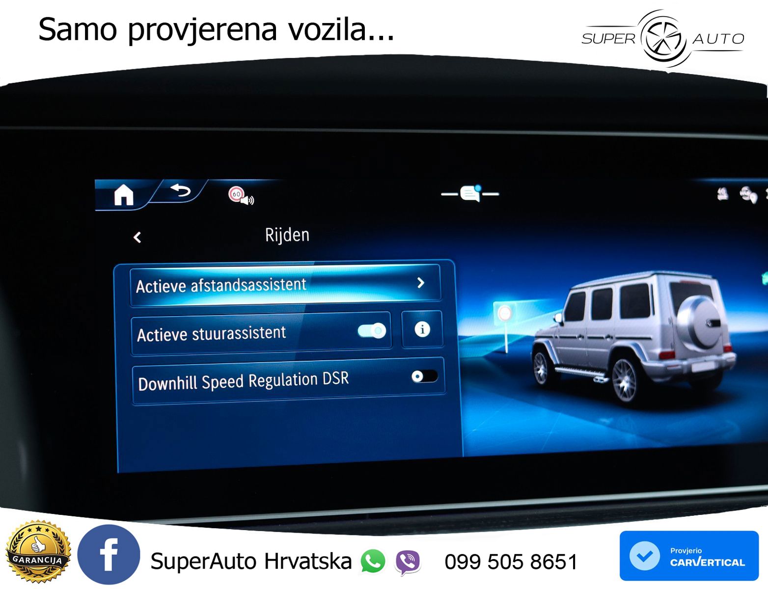 Mercedes AMG G 63 Long V8 (585 KS) 4MATIC 9G-TRONIC AMG SPEEDSHIFT TCT Manufaktur LED+GR SJED+ACC
