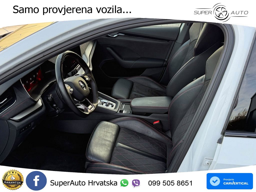 Škoda Octavia Combi RS 2.0 TDI (200 KS) DSG LED+GR SJED+ACC