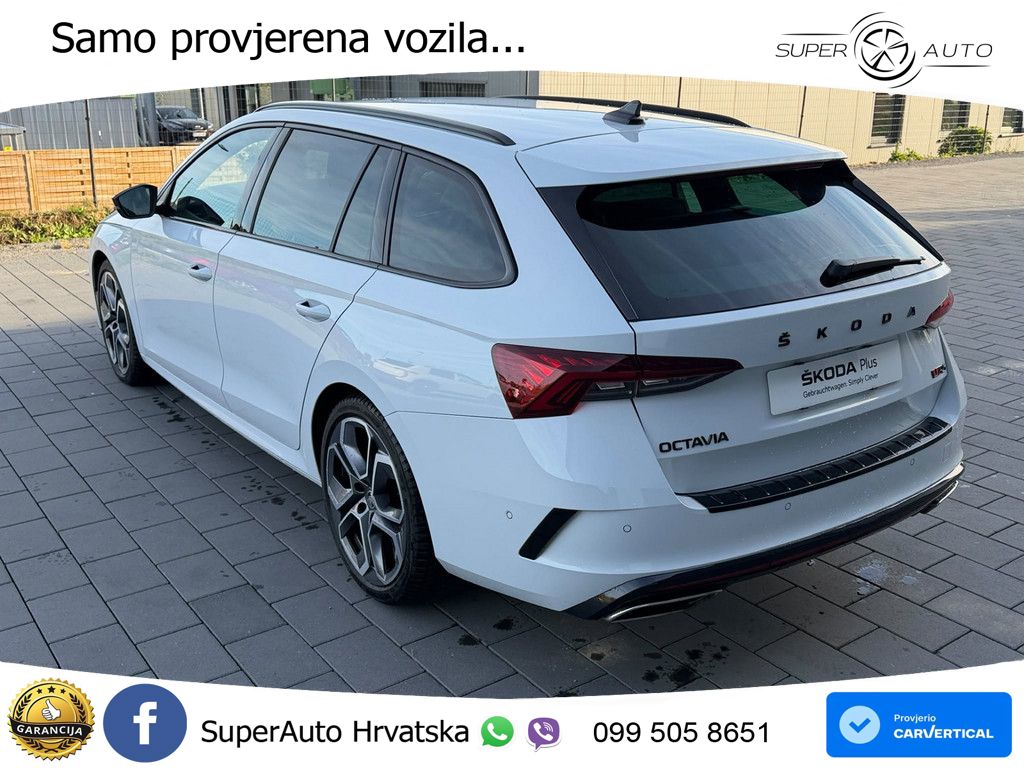 Škoda Octavia Combi RS 2.0 TDI (200 KS) DSG LED+GR SJED+ACC