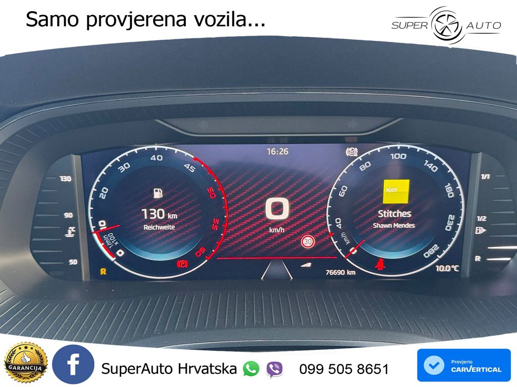 Škoda Octavia Combi RS 2.0 TDI (200 KS) DSG LED+GR SJED+ACC