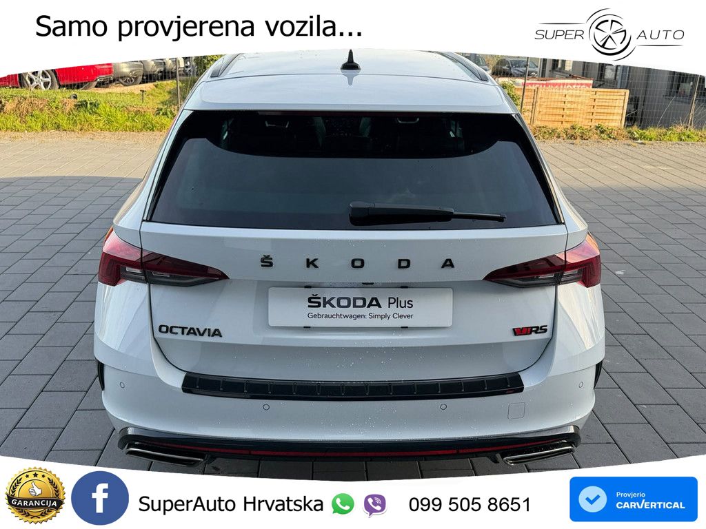 Škoda Octavia Combi RS 2.0 TDI (200 KS) DSG LED+GR SJED+ACC