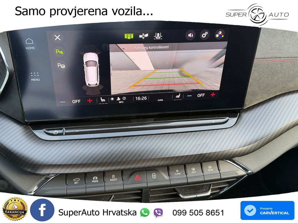 Škoda Octavia Combi RS 2.0 TDI (200 KS) DSG LED+GR SJED+ACC