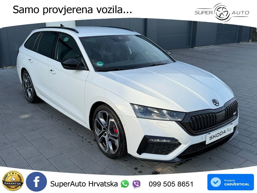 Škoda Octavia Combi RS 2.0 TDI (200 KS) DSG LED+GR SJED+ACC