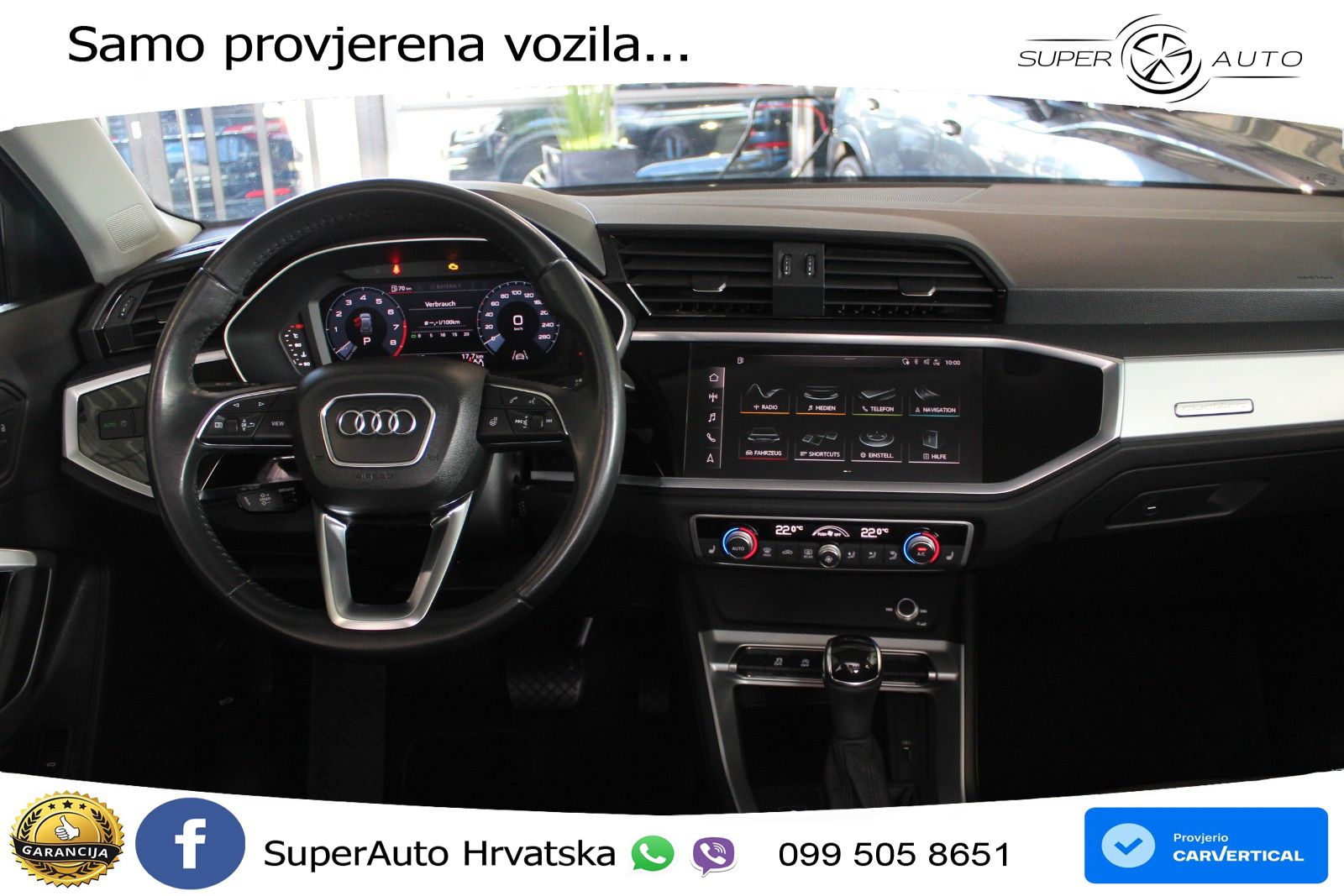 Audi Q3 40 TFSI (190 KS) quattro S tronic LED+GR SJED+ACC