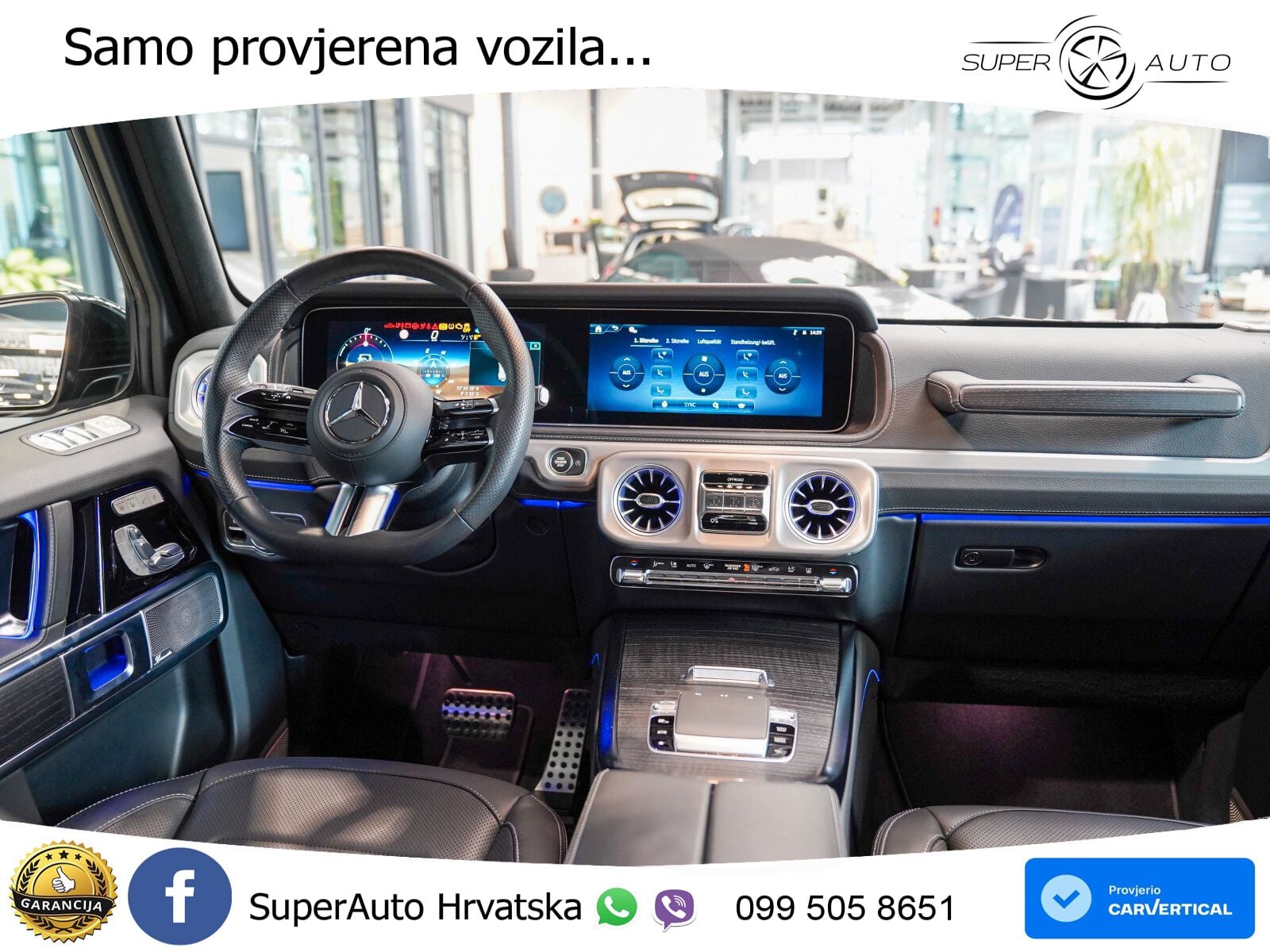 Mercedes G 500 Long (449 KS) 4MATIC 9G-TRONIC AMG LED+ACC