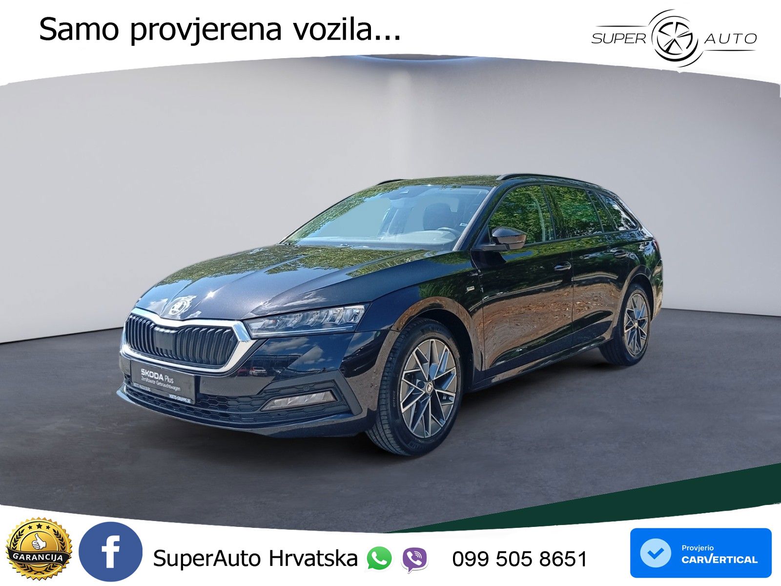 Škoda Octavia Combi 2.0 TDI (150 KS) DSG LED+GR SJED+ACC