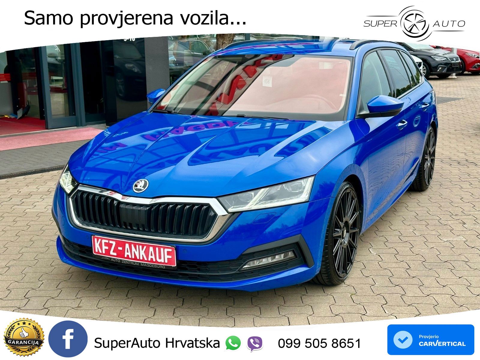 Škoda Octavia Combi 2.0 TDI (150 KS) DSG LED+GR SJED+ACC
