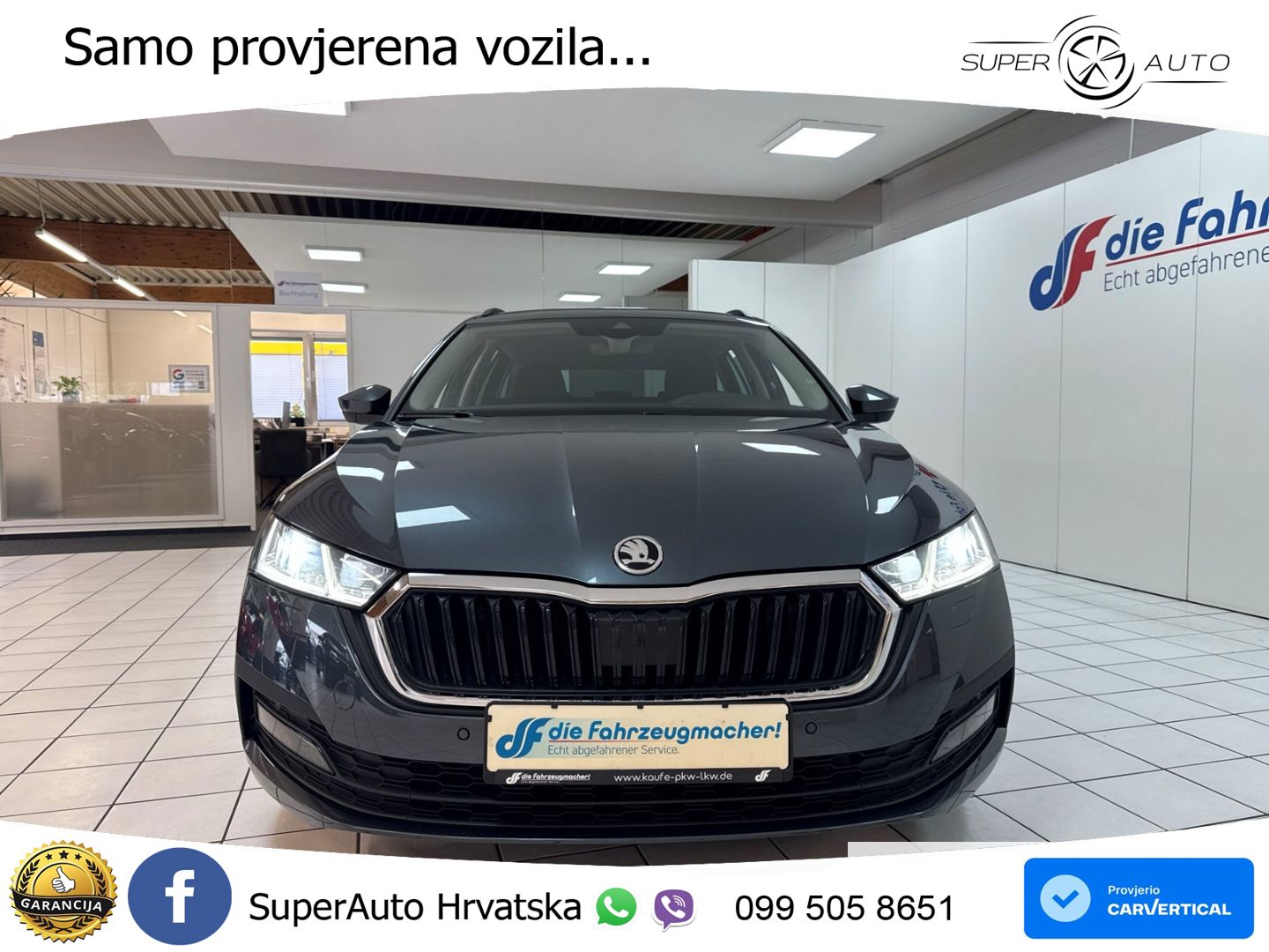 Škoda Octavia Combi 1.5 TSI (150 KS) LED+GR SJED+ACC