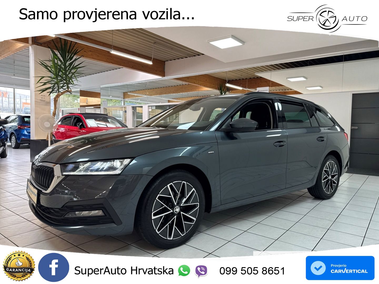 Škoda Octavia Combi 1.5 TSI (150 KS) LED+GR SJED+ACC