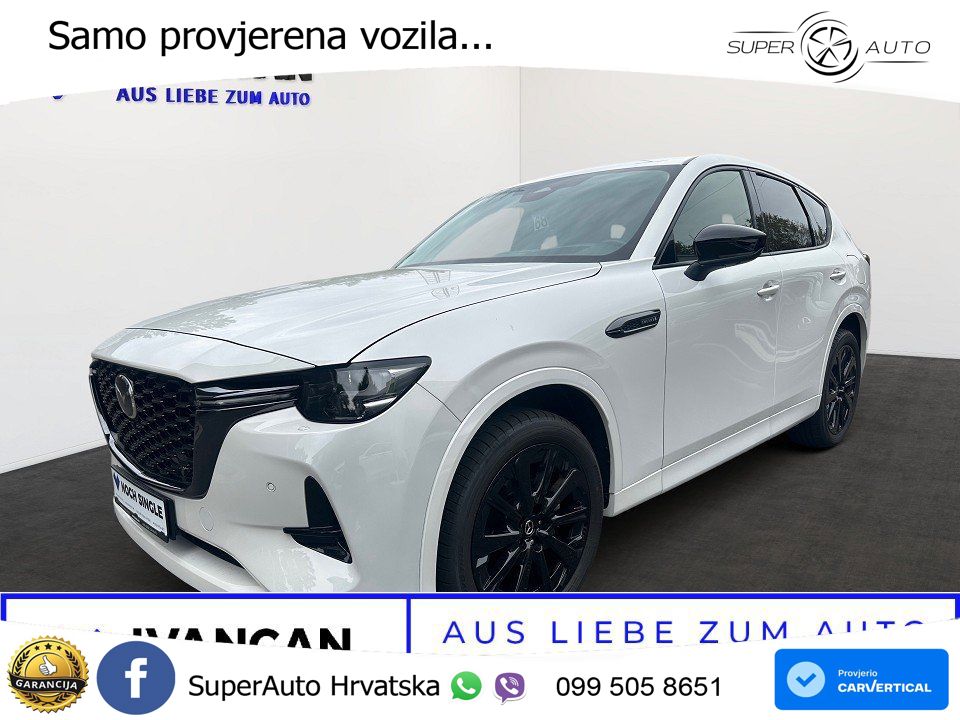 Mazda CX-60 3.3 e-Skyactiv D (200 KS) Automatic LED+ACC