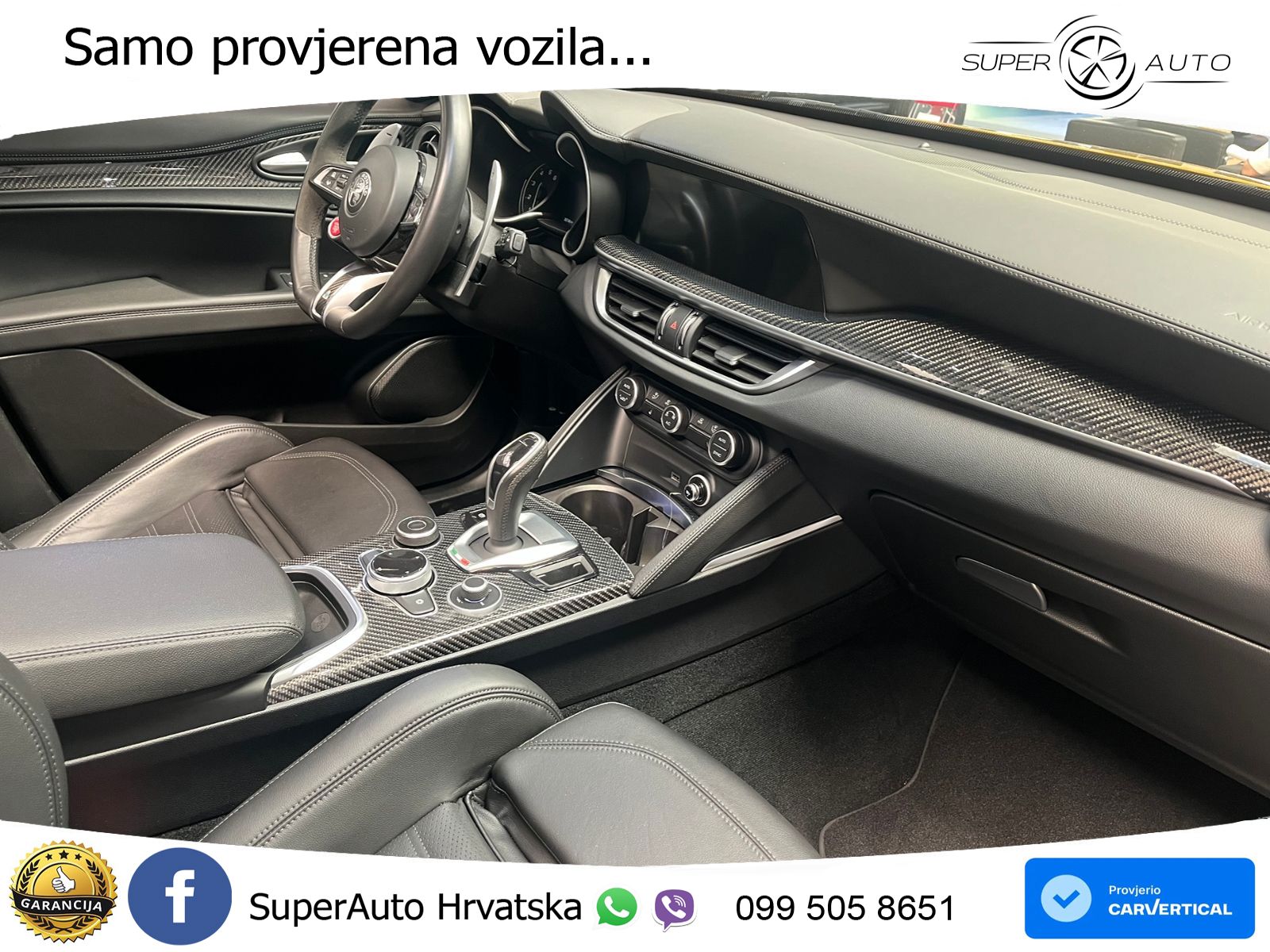 Alfa Romeo Stelvio Quadrifoglio 2.9 V6 Bi-Turbo (520 KS) Q4 Automatic LED+GR SJED+ACC